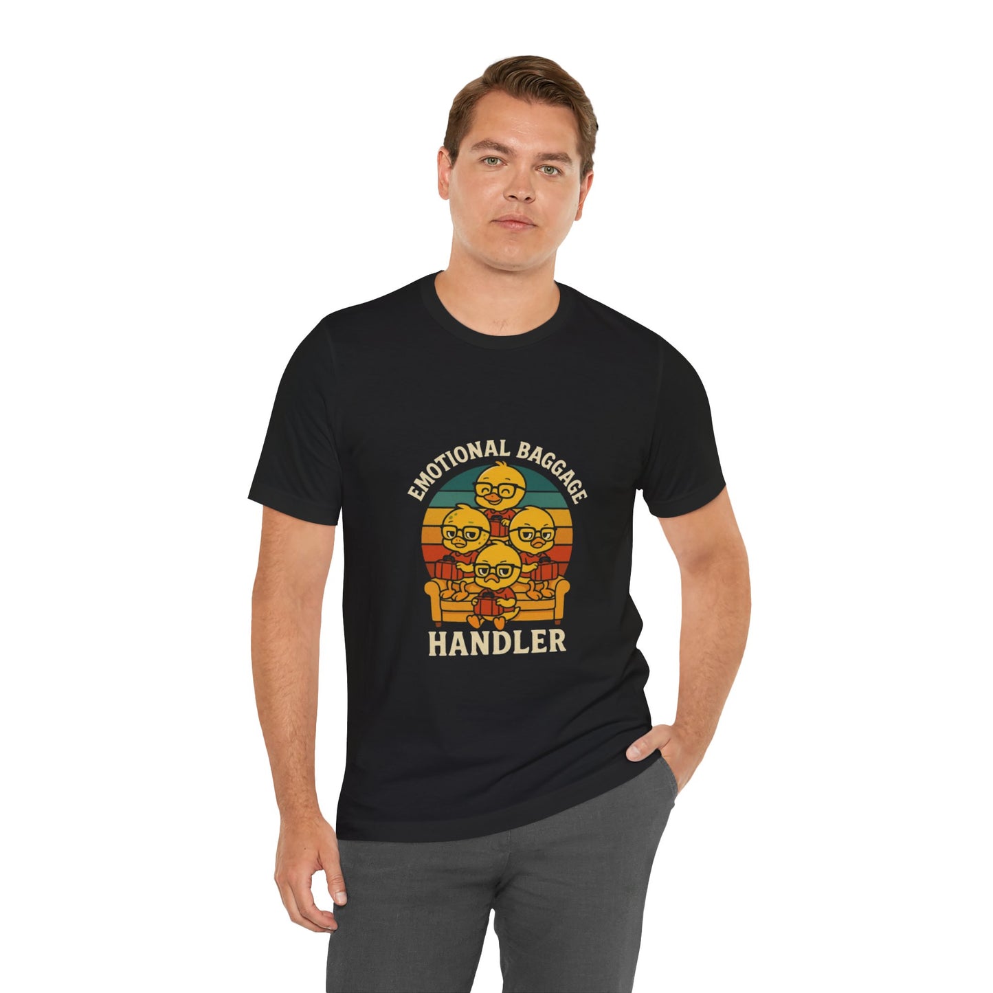 Unisex Jersey Short Sleeve T-Shirt - Emotional Baggage Handler