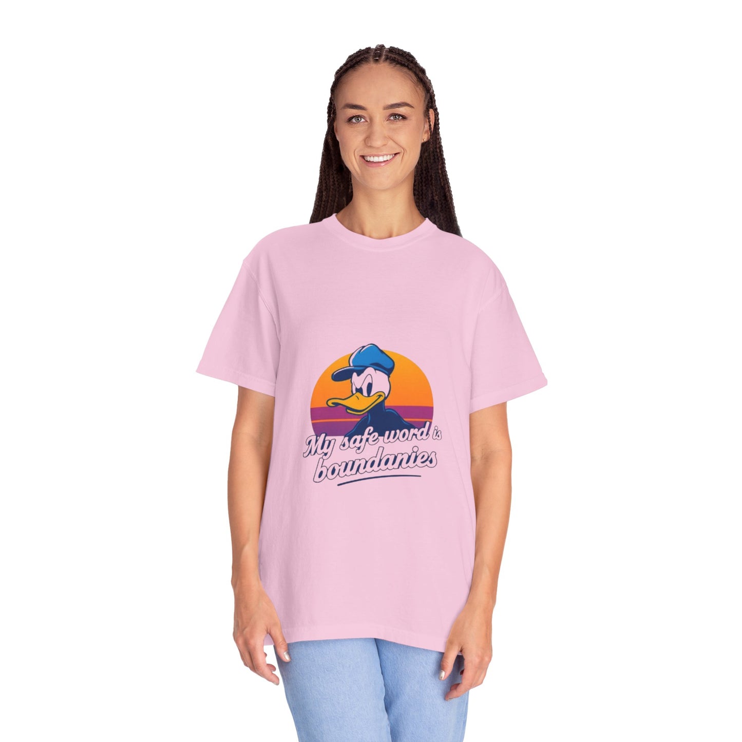 Unisex Garment-Dyed T-Shirt -My Safe Word Is Boundaries