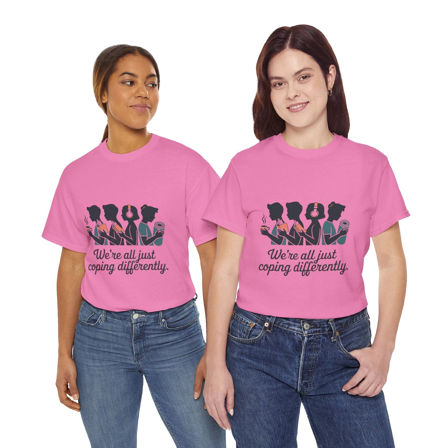 Coping Together Unisex Tee - Mental Health Awareness Apparel