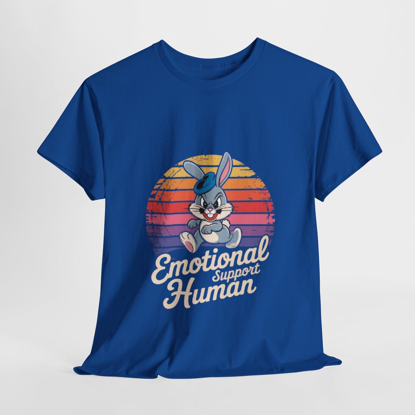 Unisex Heavy Cotton T-Shirt -Emotional Support Human Tee