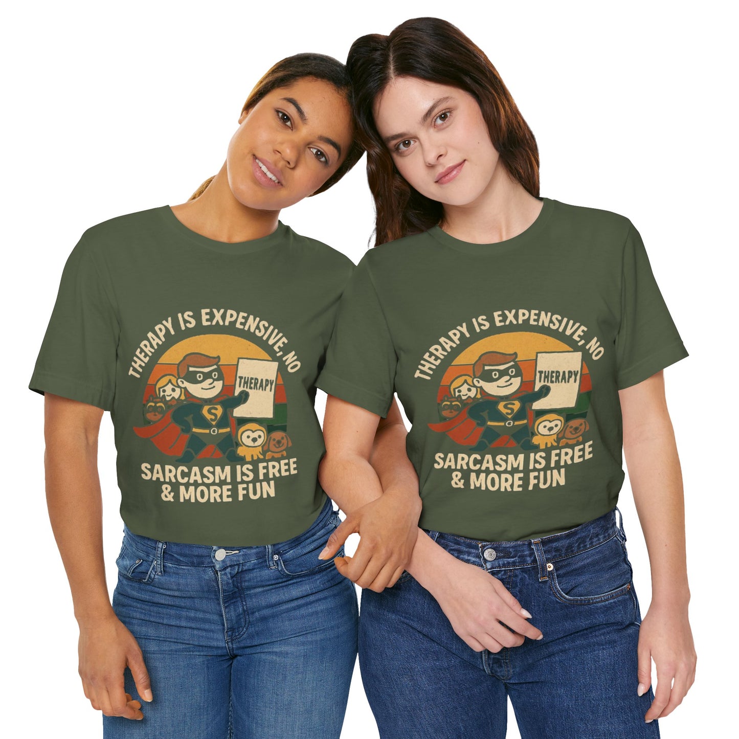Therapy Humor Tee | Unisex Jersey Short Sleeve Tee, Mental Health Awareness