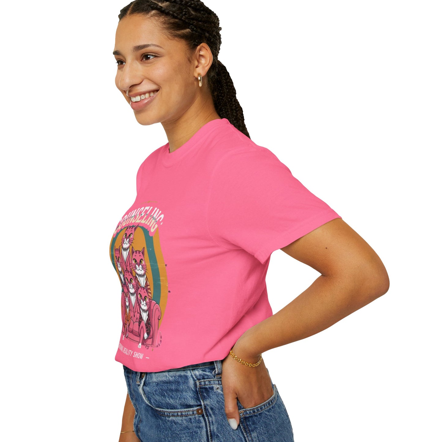 Unisex Garment-Dyed T-Shirt -Counseling Cats