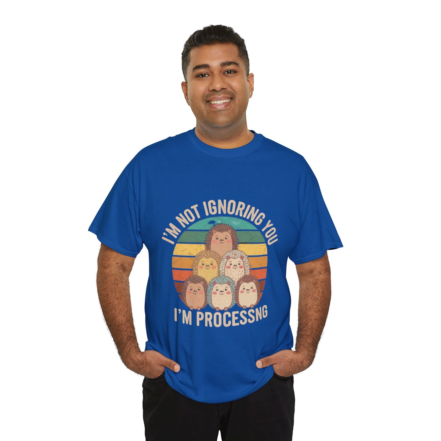 Funny Psychology Unisex Tee - 'I'm Not Ignoring You, I'm Processing'