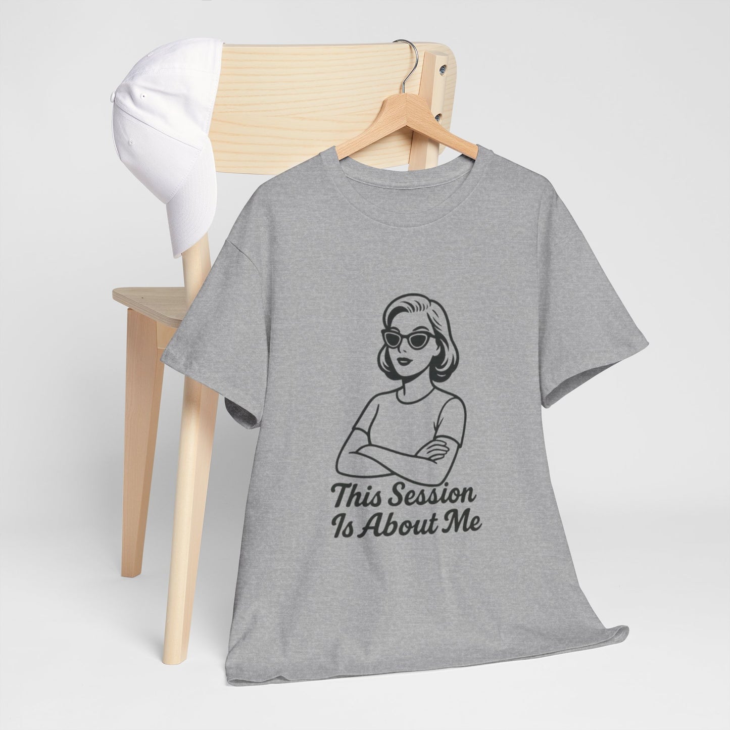 Empowered Statement Tee - This Session Is About Me