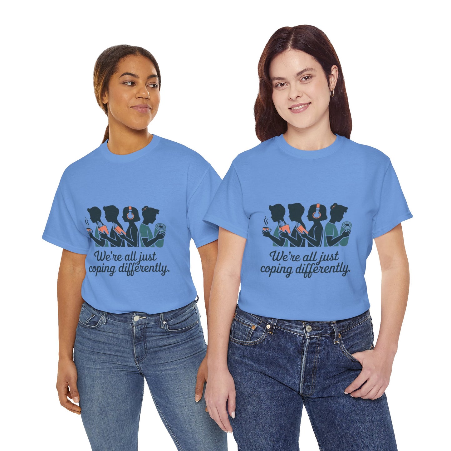 Coping Together Unisex Tee - Mental Health Awareness Apparel