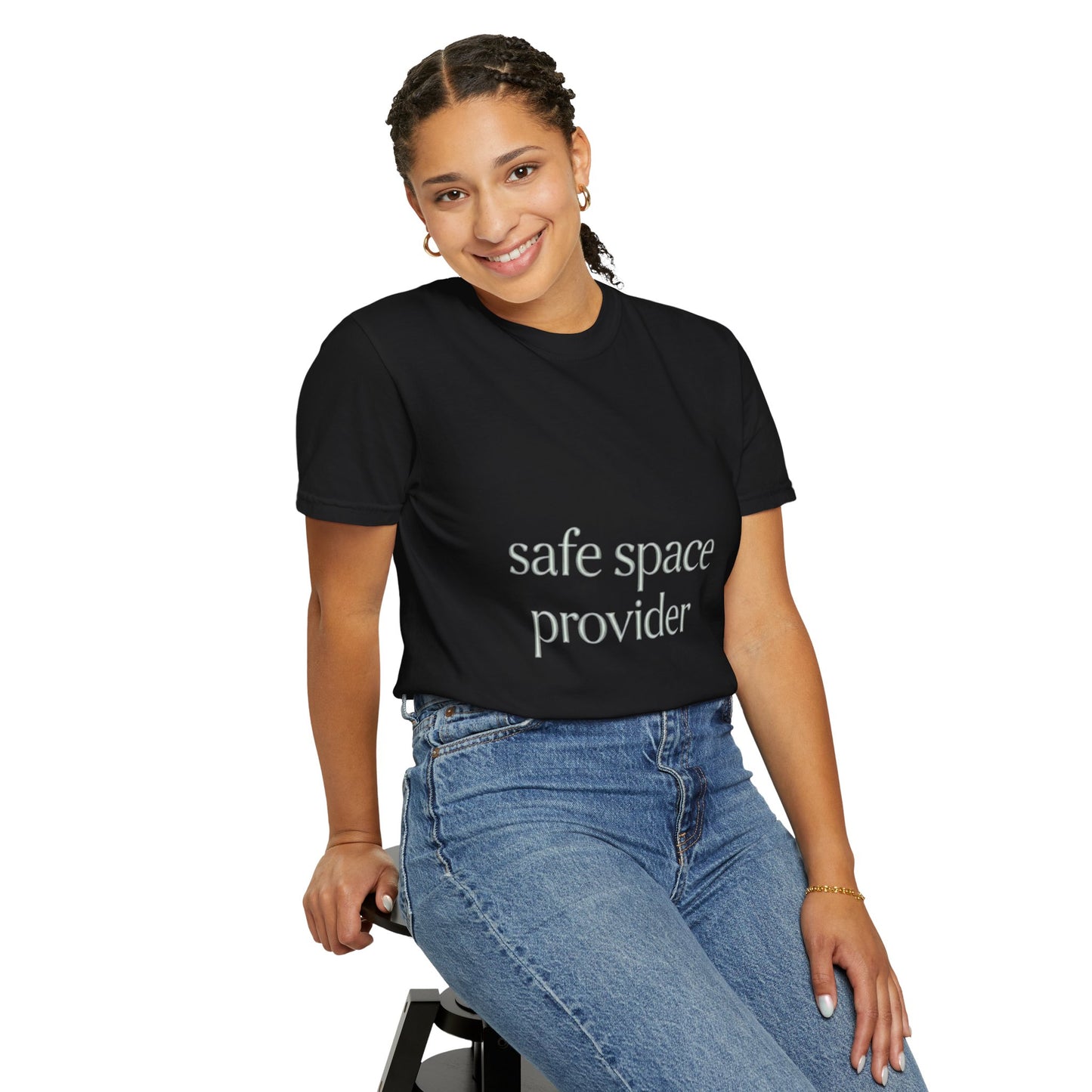 Unisex Garment-Dyed T-shirt -Safe Space Provider