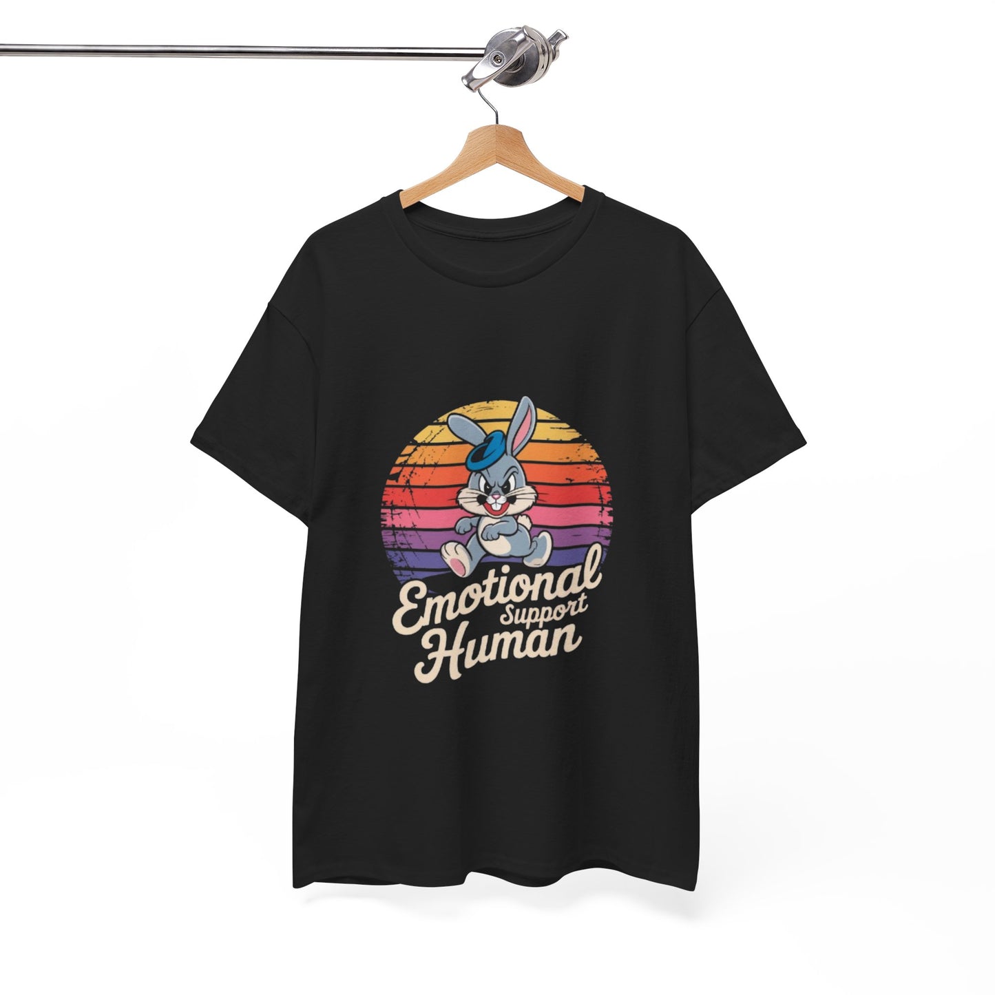 Unisex Heavy Cotton T-Shirt -Emotional Support Human Tee