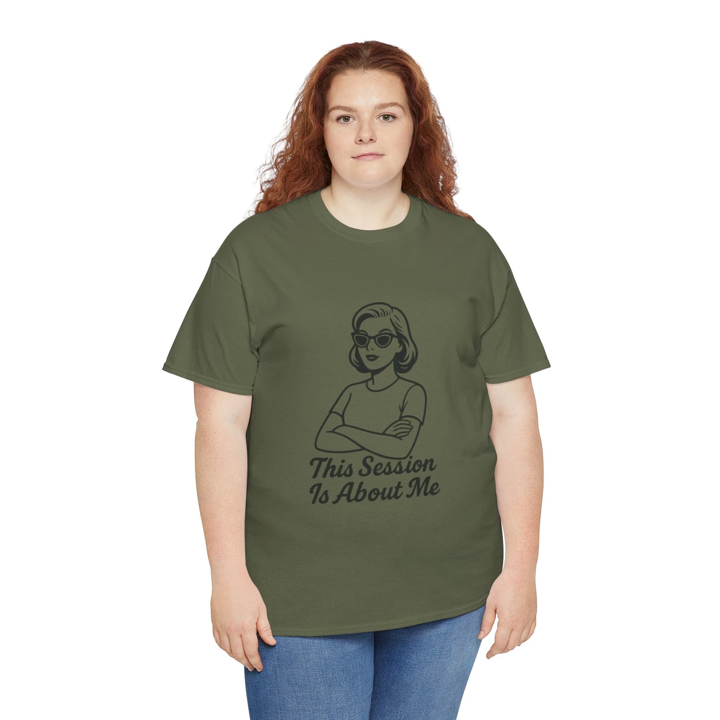 Empowered Statement Tee - This Session Is About Me