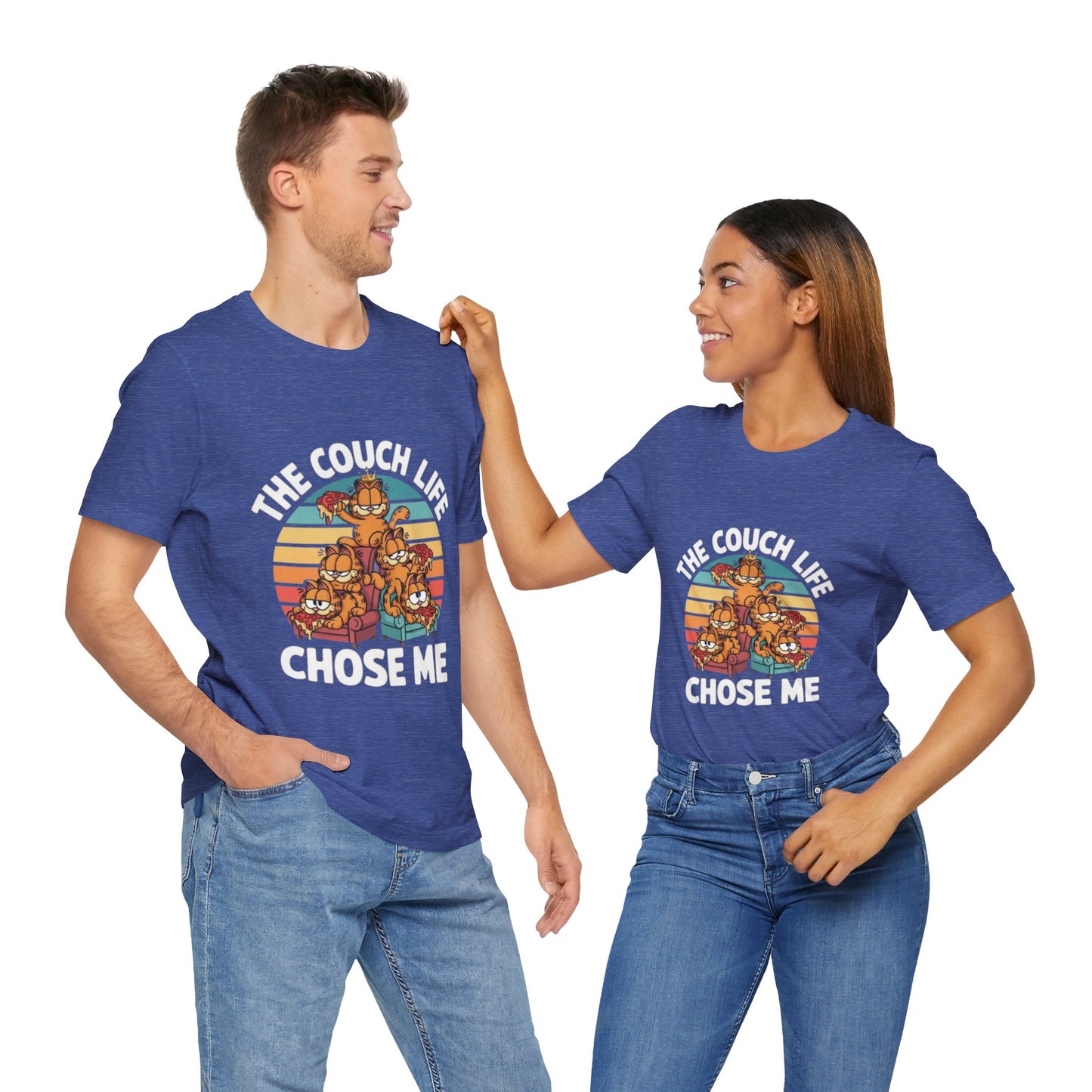 Vintage Unisex Tee - The Couch Life Chose Me