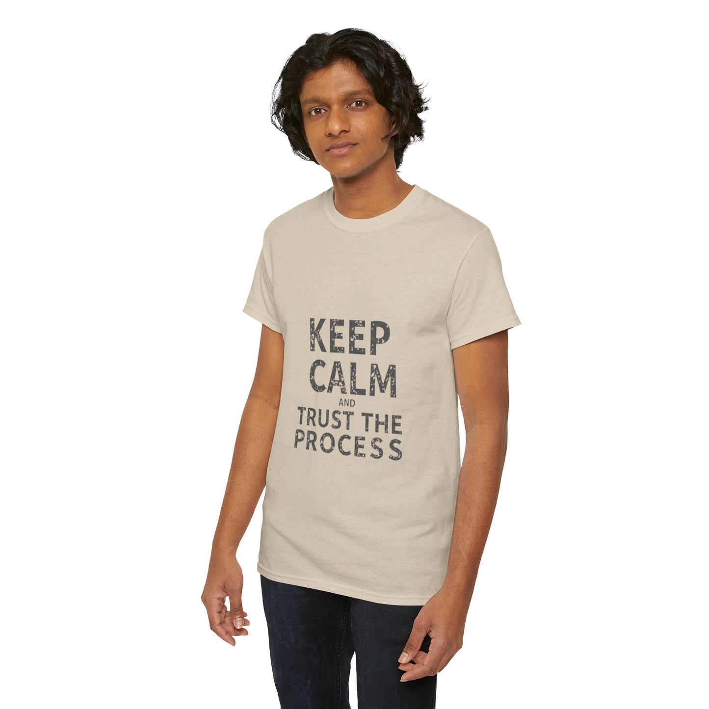 Unisex Heavy Cotton Tee -Keep Calm