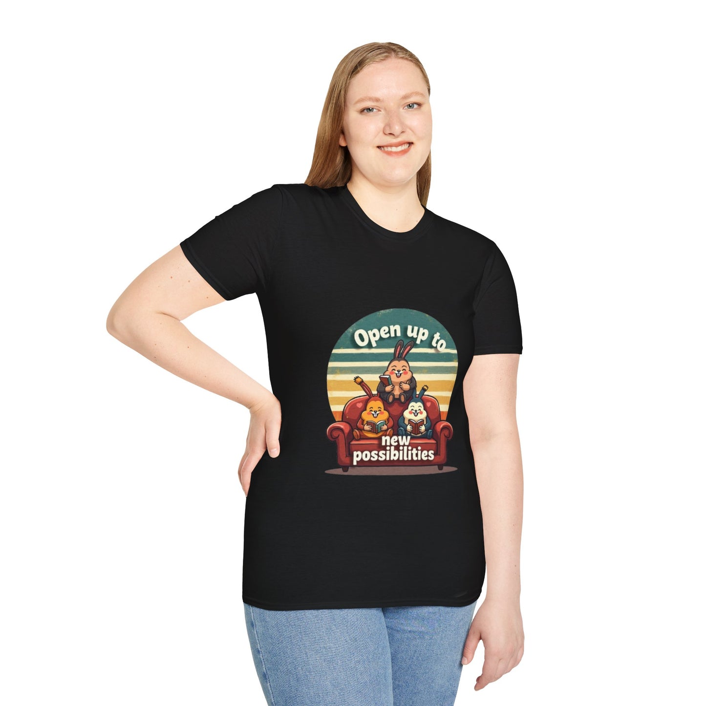 Motivational T-Shirt - Open Up to New Possibilities
