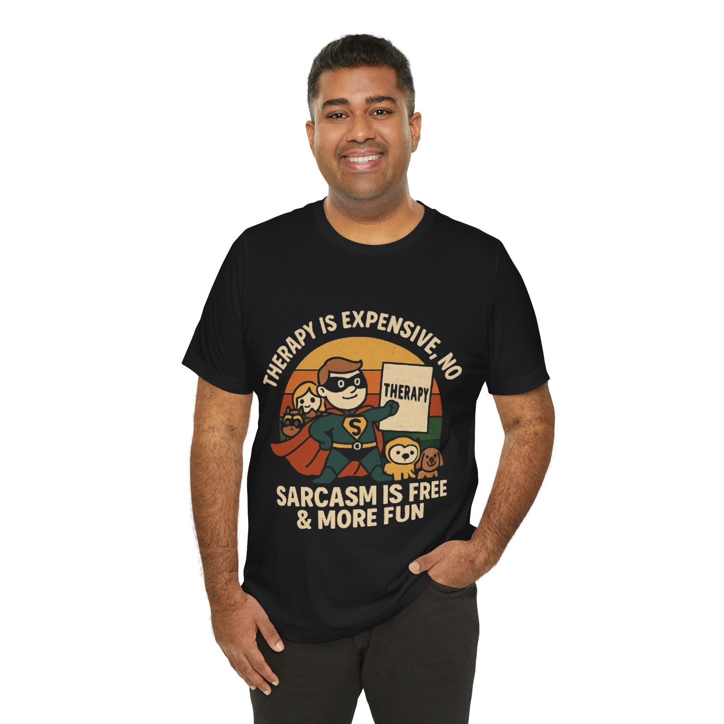 Therapy Humor Tee | Unisex Jersey Short Sleeve Tee, Mental Health Awareness