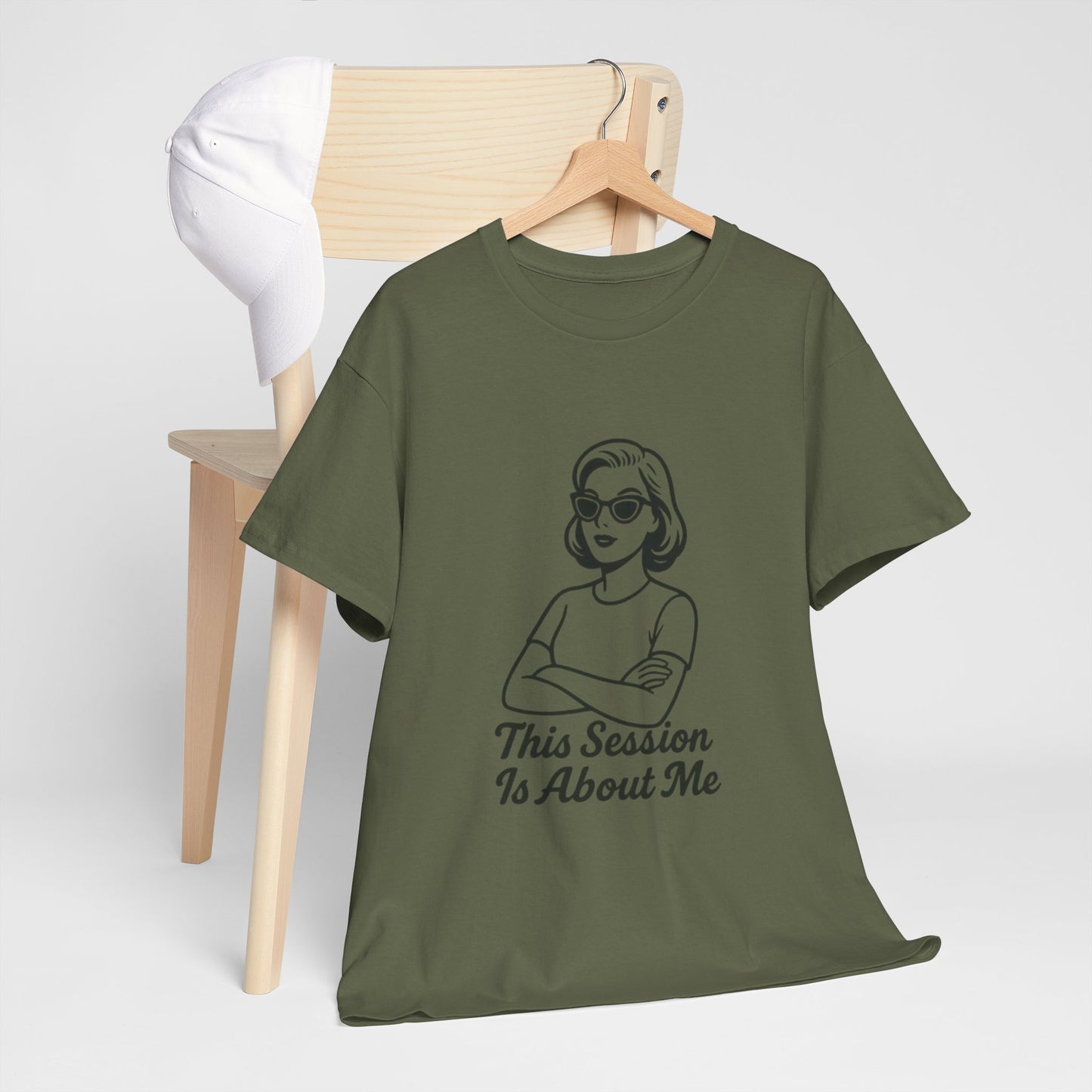 Empowered Statement Tee - This Session Is About Me