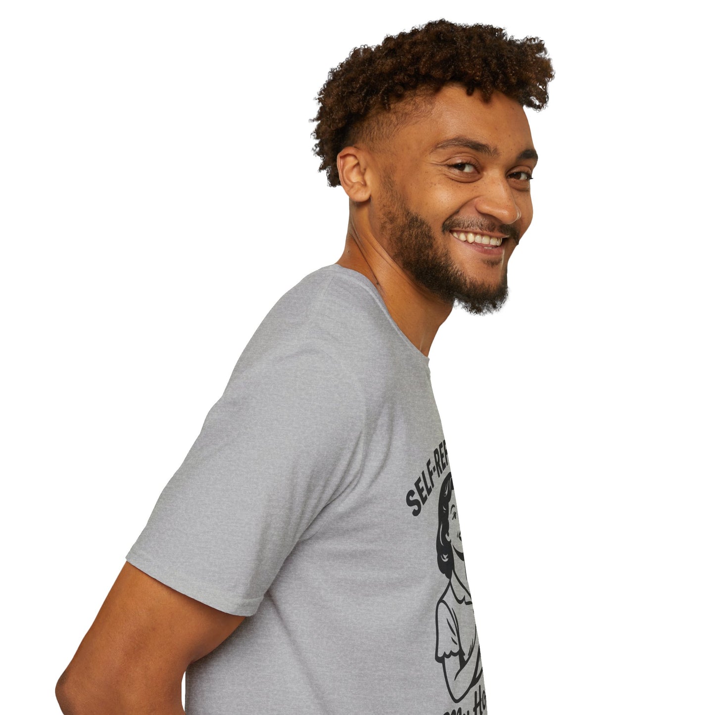 Self-Reflection Motivational Unisex T-Shirt, Self-Care Gift