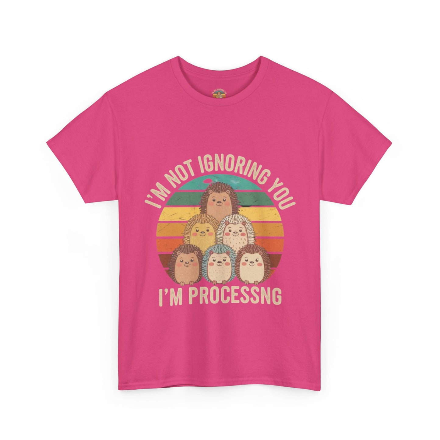 Funny Psychology Unisex Tee - 'I'm Not Ignoring You, I'm Processing'