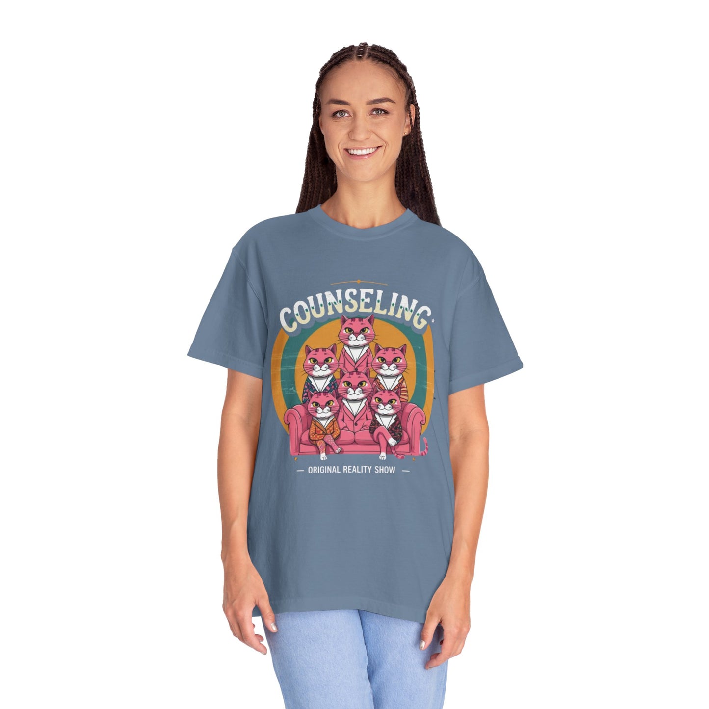 Unisex Garment-Dyed T-Shirt -Counseling Cats