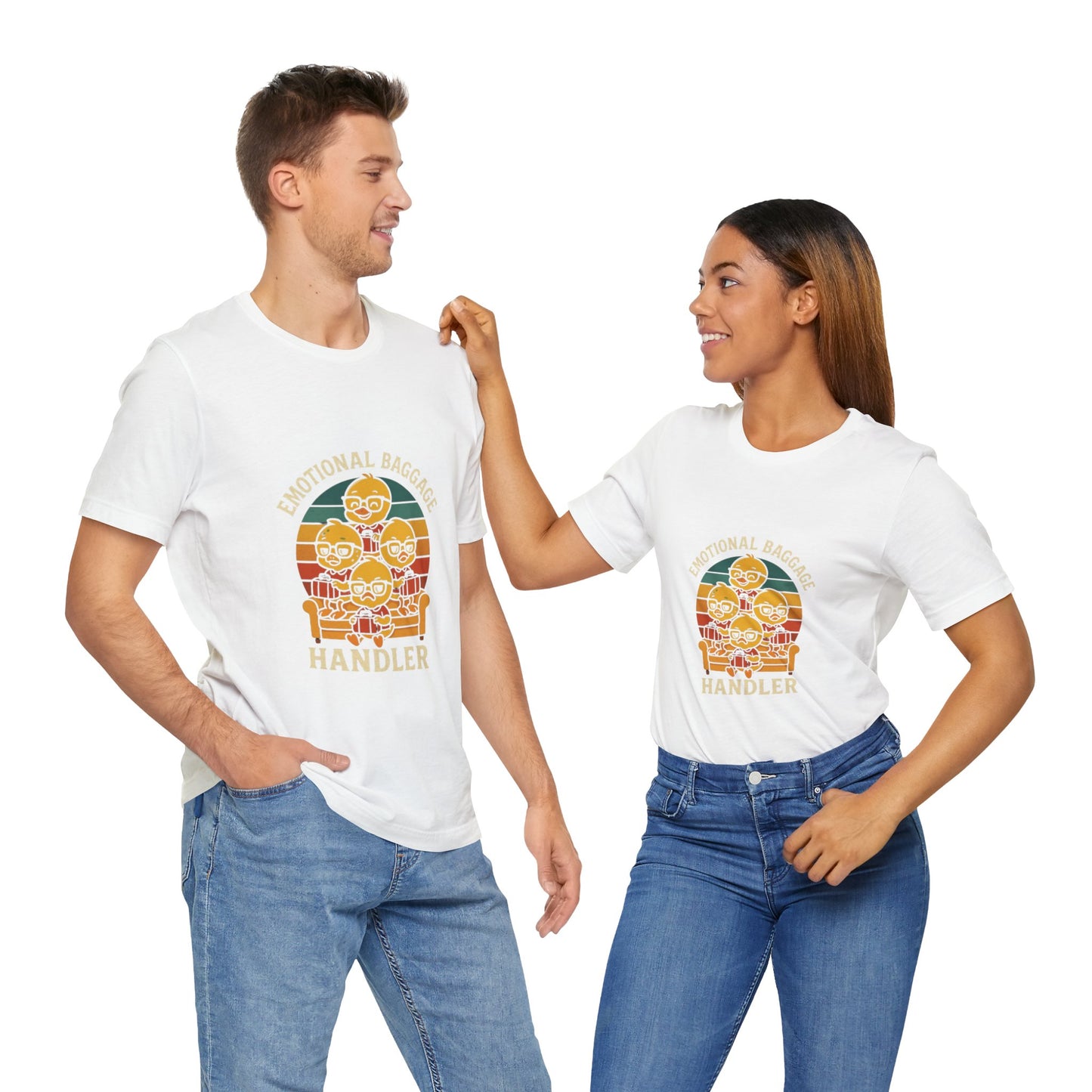Unisex Jersey Short Sleeve T-Shirt - Emotional Baggage Handler