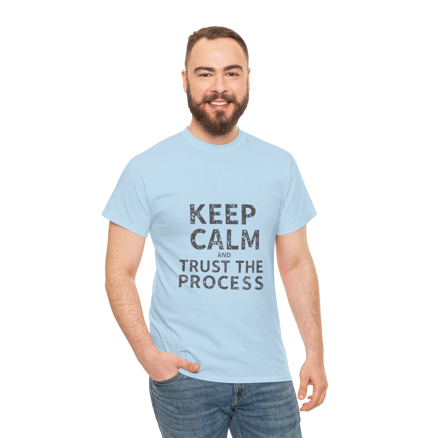 Unisex Heavy Cotton Tee -Keep Calm