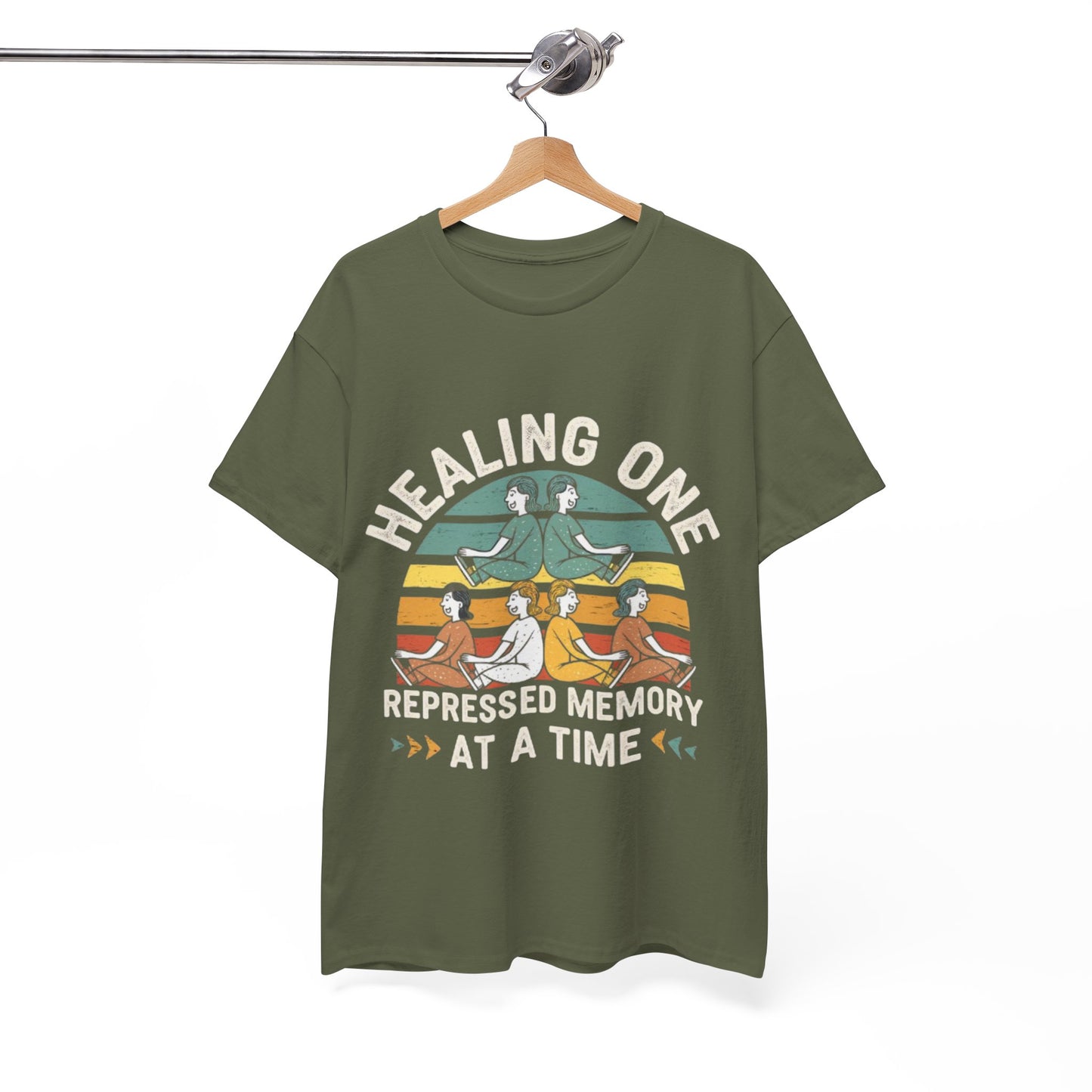 Unisex Heavy Cotton Tee -Healing repressed memories one at a time