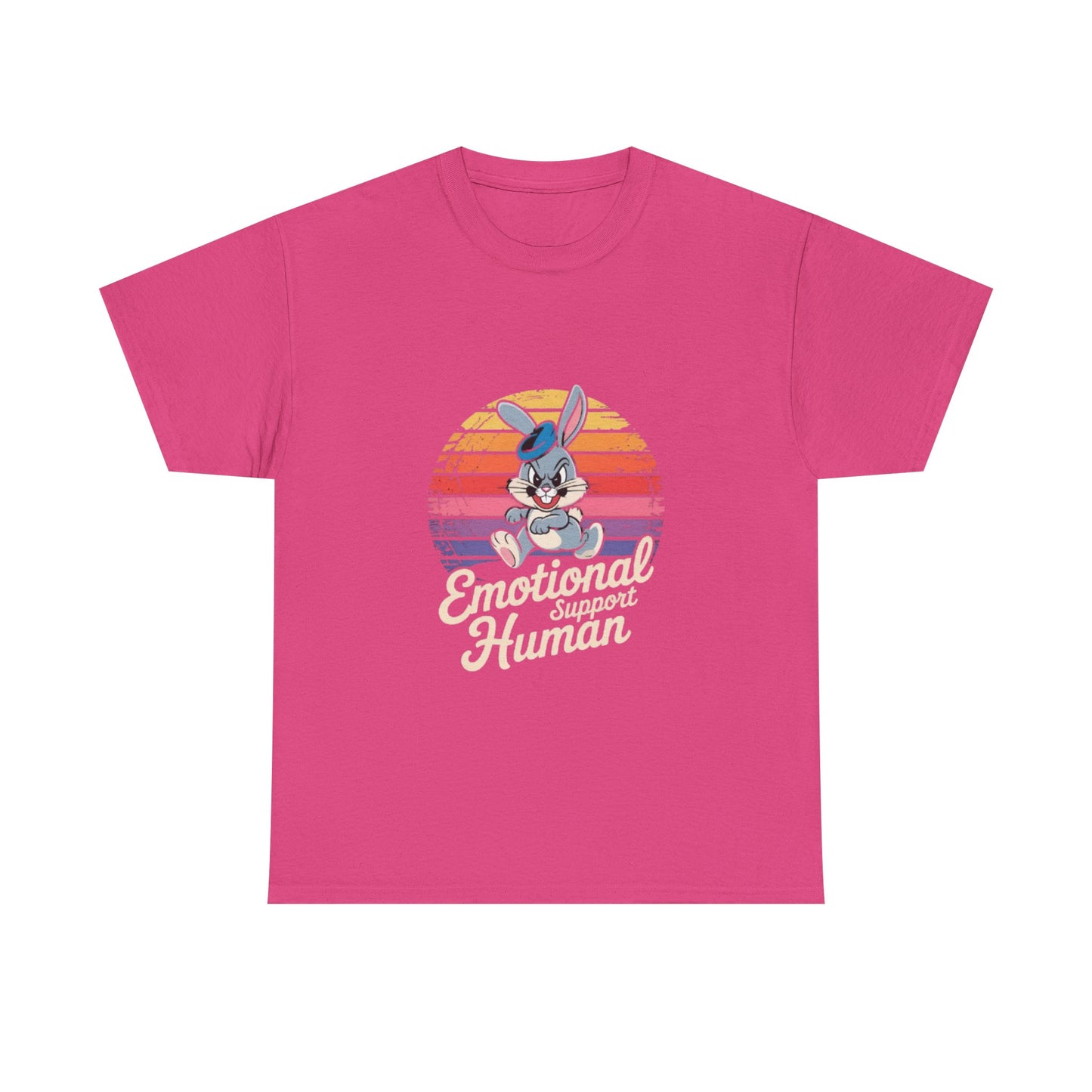 Unisex Heavy Cotton T-Shirt -Emotional Support Human Tee
