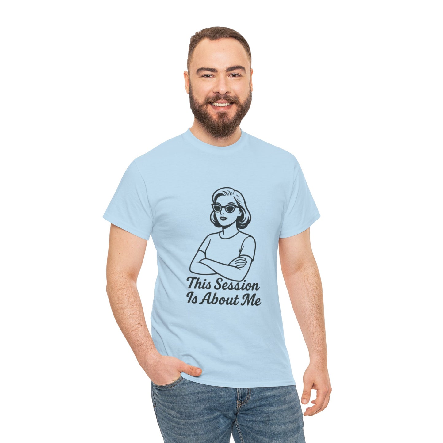 Empowered Statement Tee - This Session Is About Me