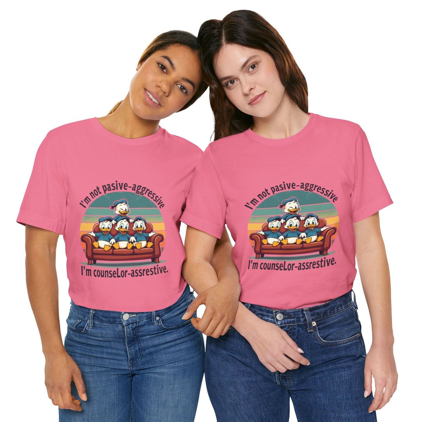 Unisex Jersey Short Sleeve T-Shirt -Funny Counsel-Assertive Tee