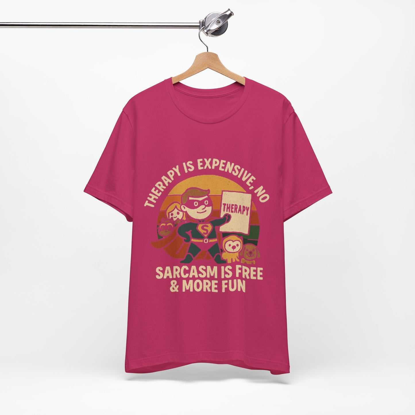 Therapy Humor Tee | Unisex Jersey Short Sleeve Tee, Mental Health Awareness