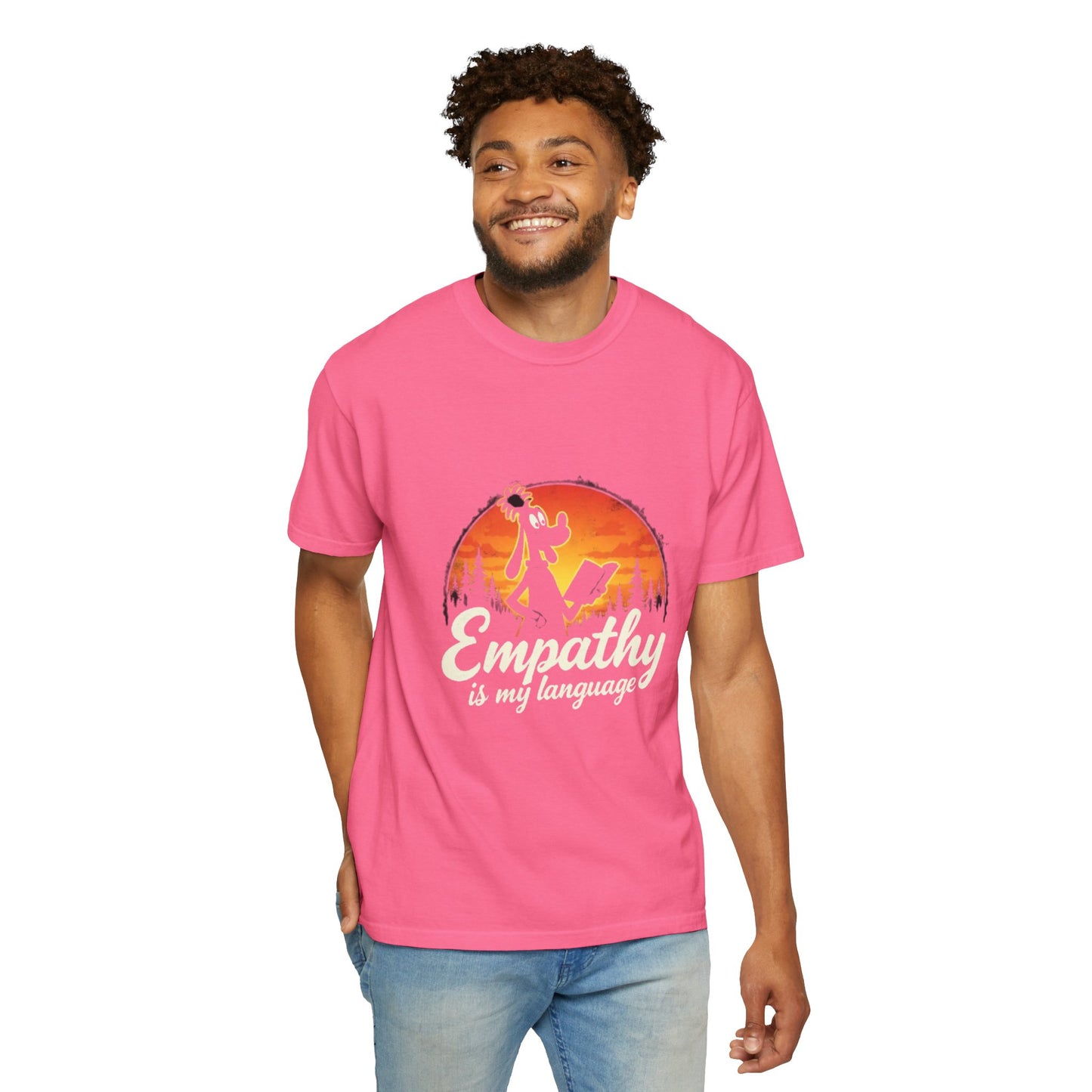 Unisex Garment-Dyed Tee -Empathy is My Language