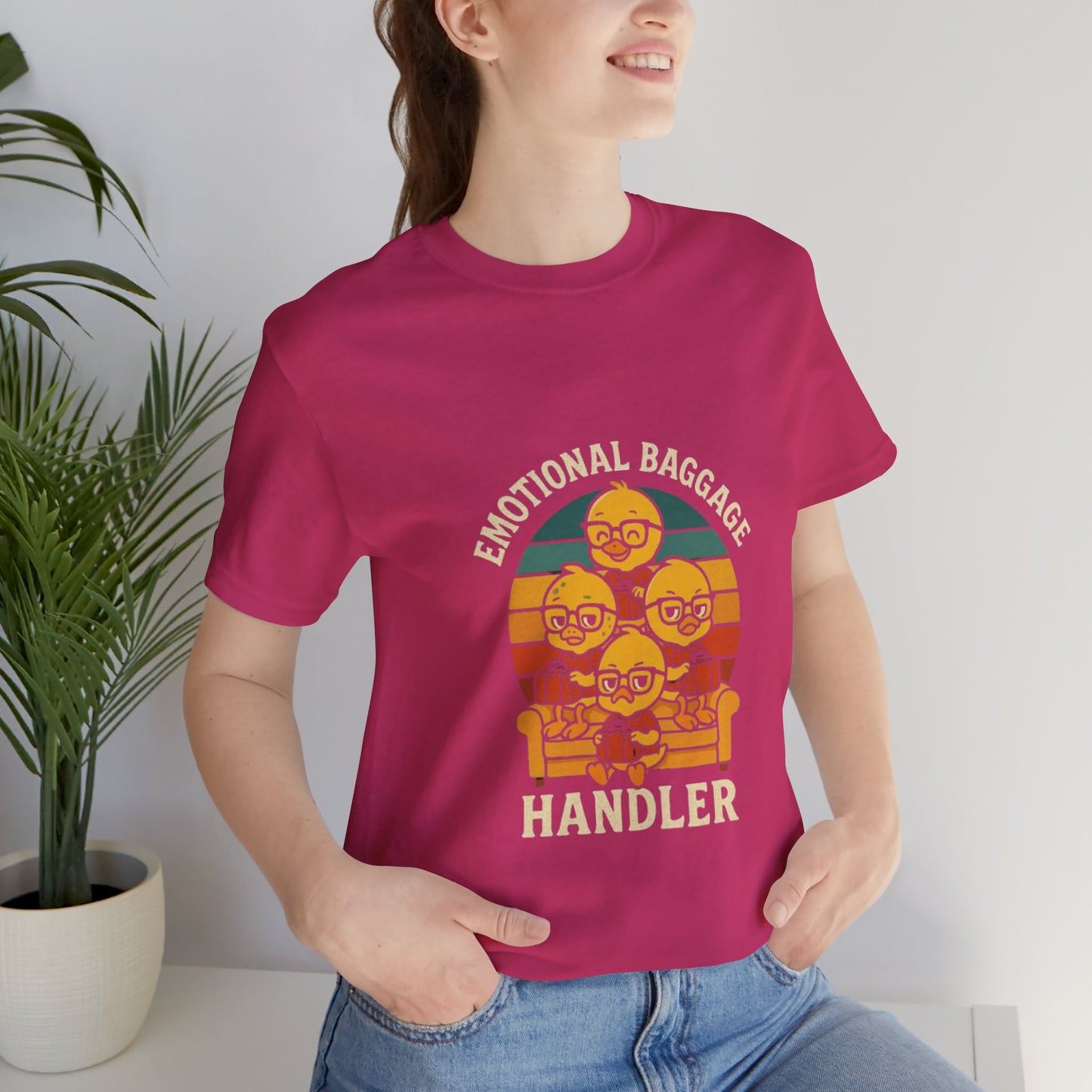 Unisex Jersey Short Sleeve T-Shirt - Emotional Baggage Handler