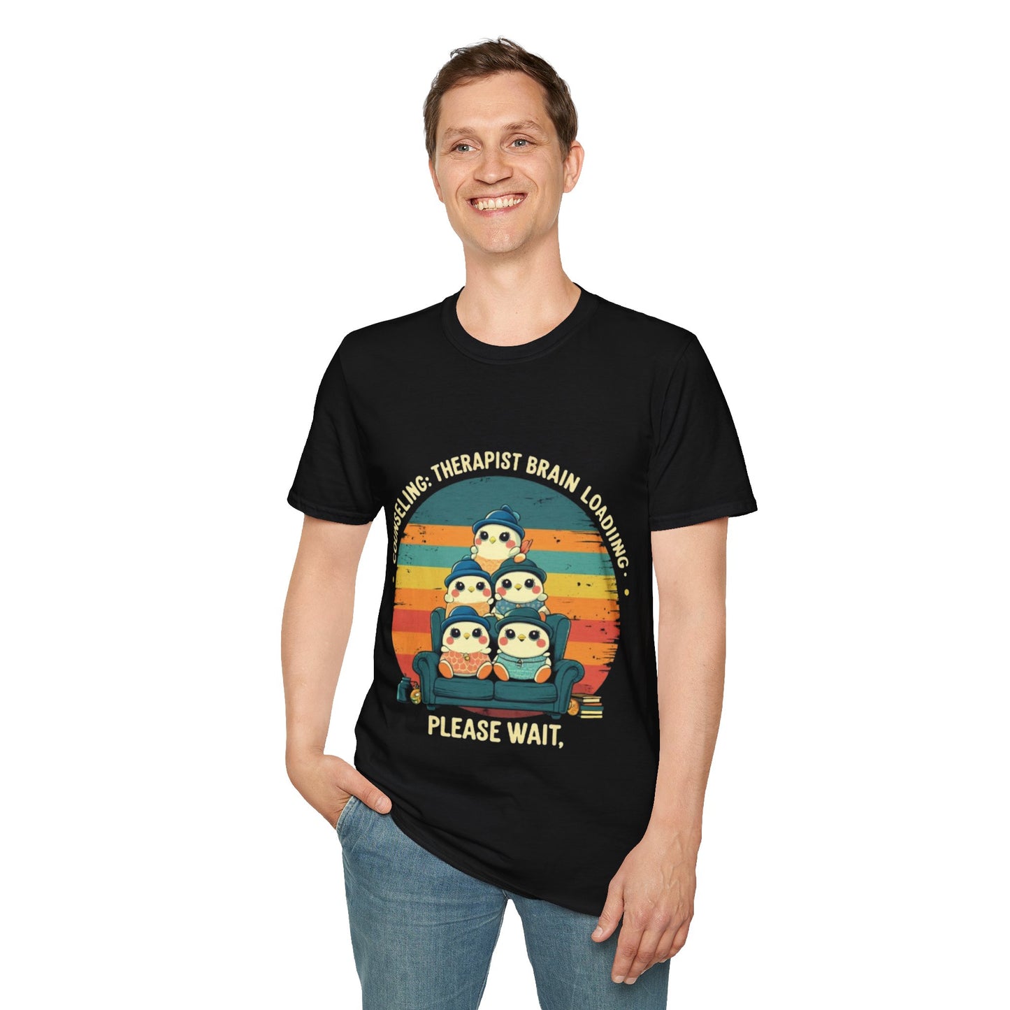 Unisex Tee-Therapist Brain Loading