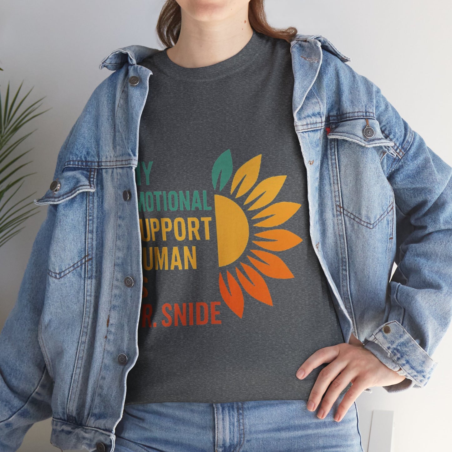 Emotional Support Unisex Tee | Heavy Cotton T-Shirt