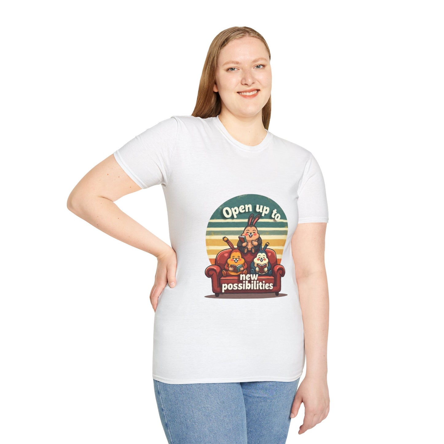 Motivational T-Shirt - Open Up to New Possibilities