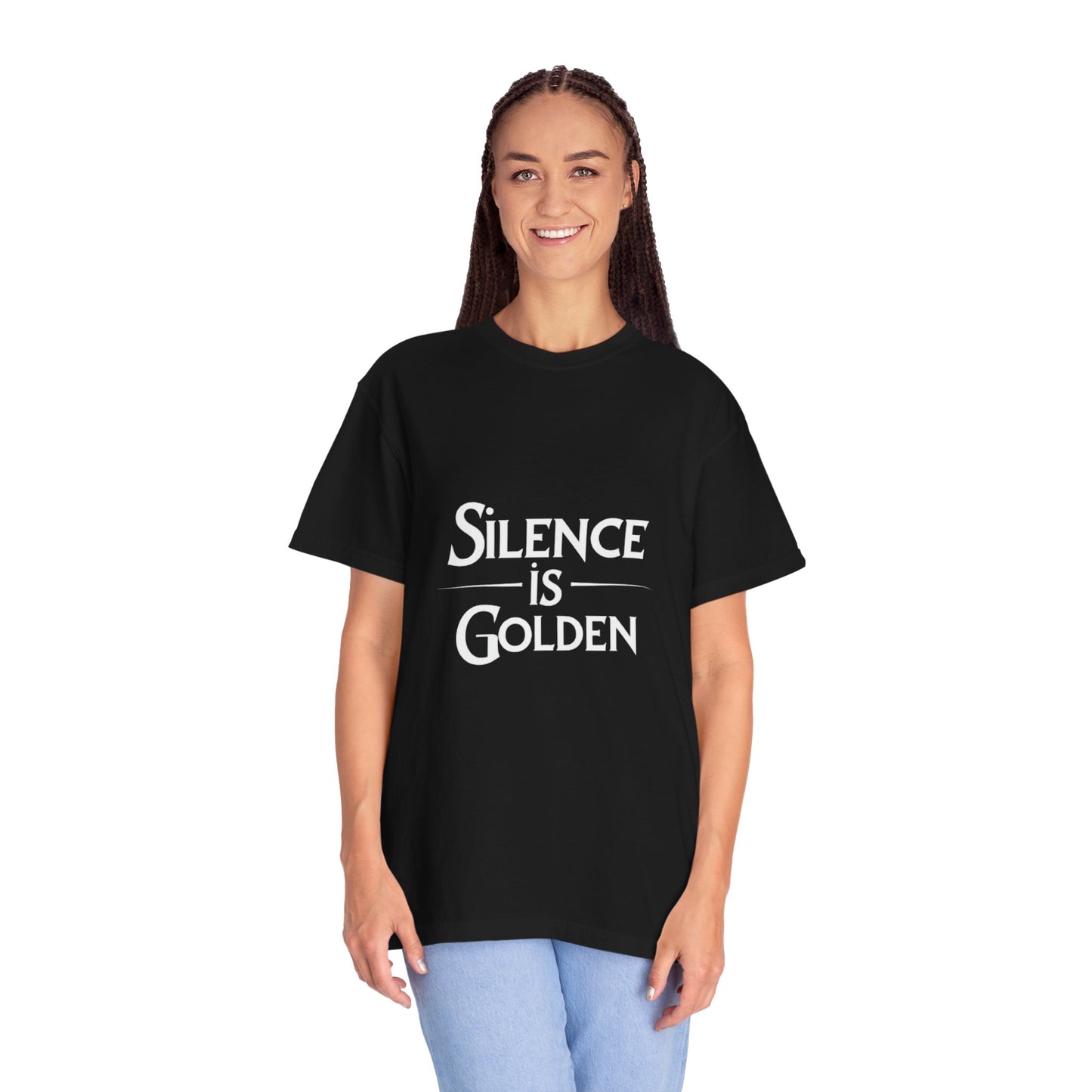 Unisex Garment-Dyed T-Shirt | Silence is Golden