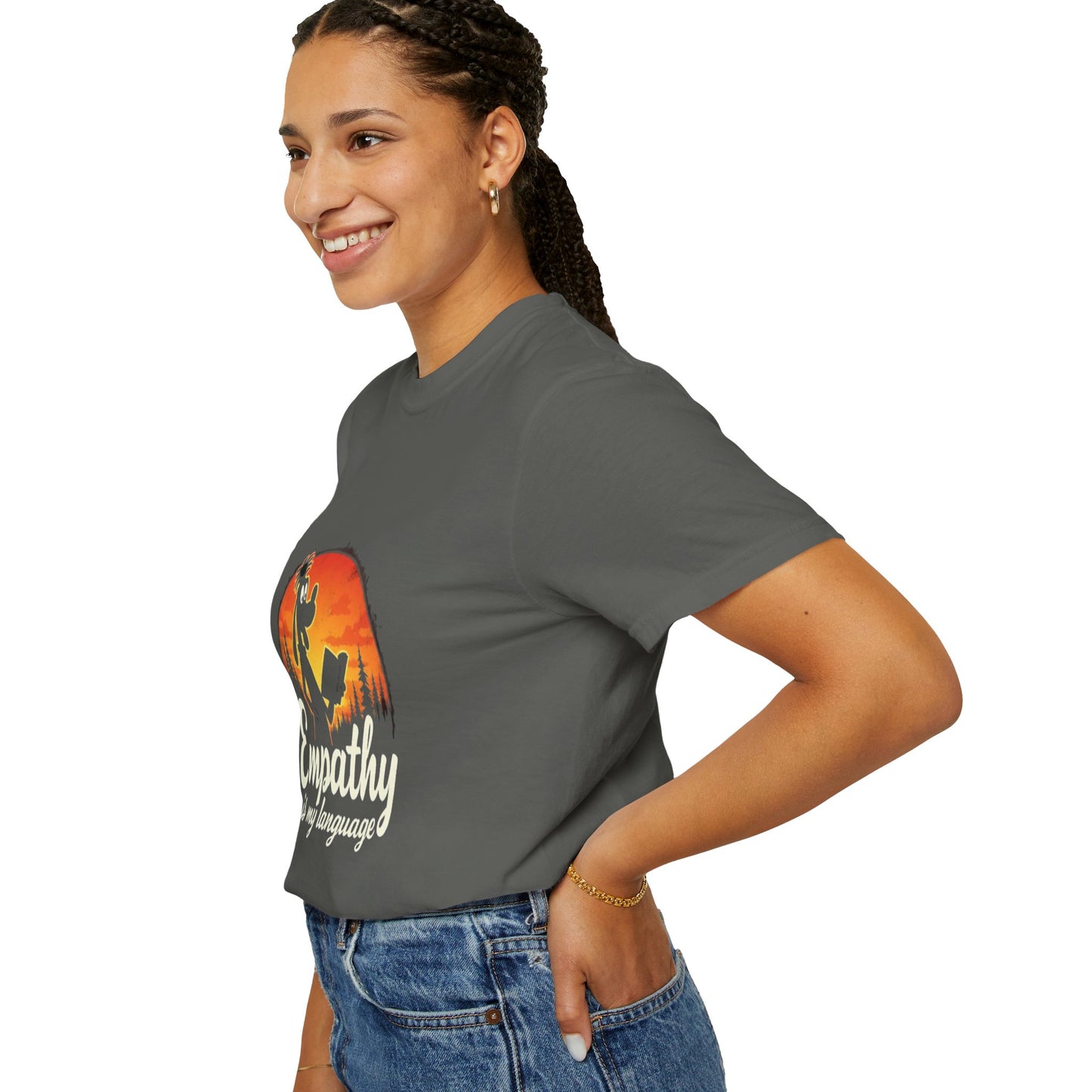 Unisex Garment-Dyed Tee -Empathy is My Language