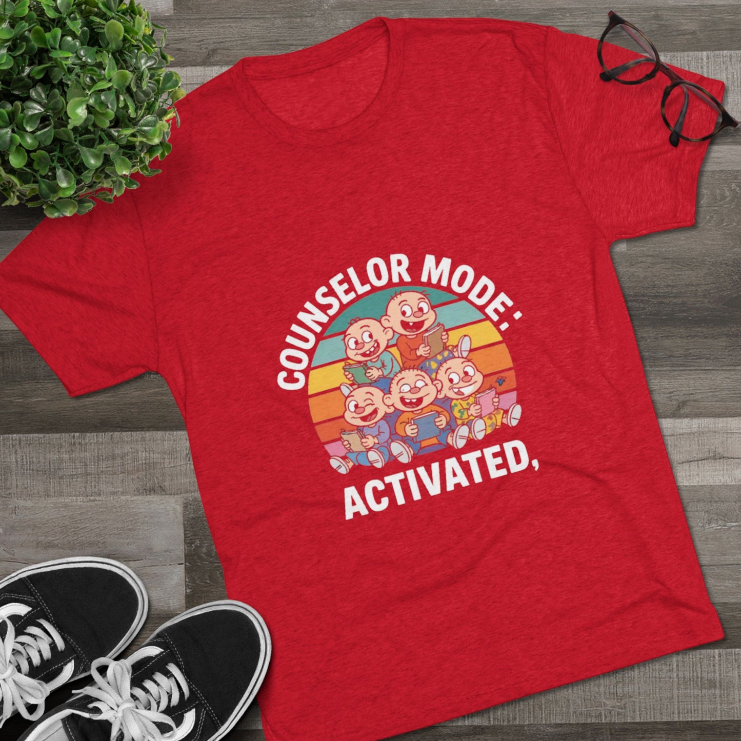 Unisex Tri-Blend Tee -Counselor Mode Activated