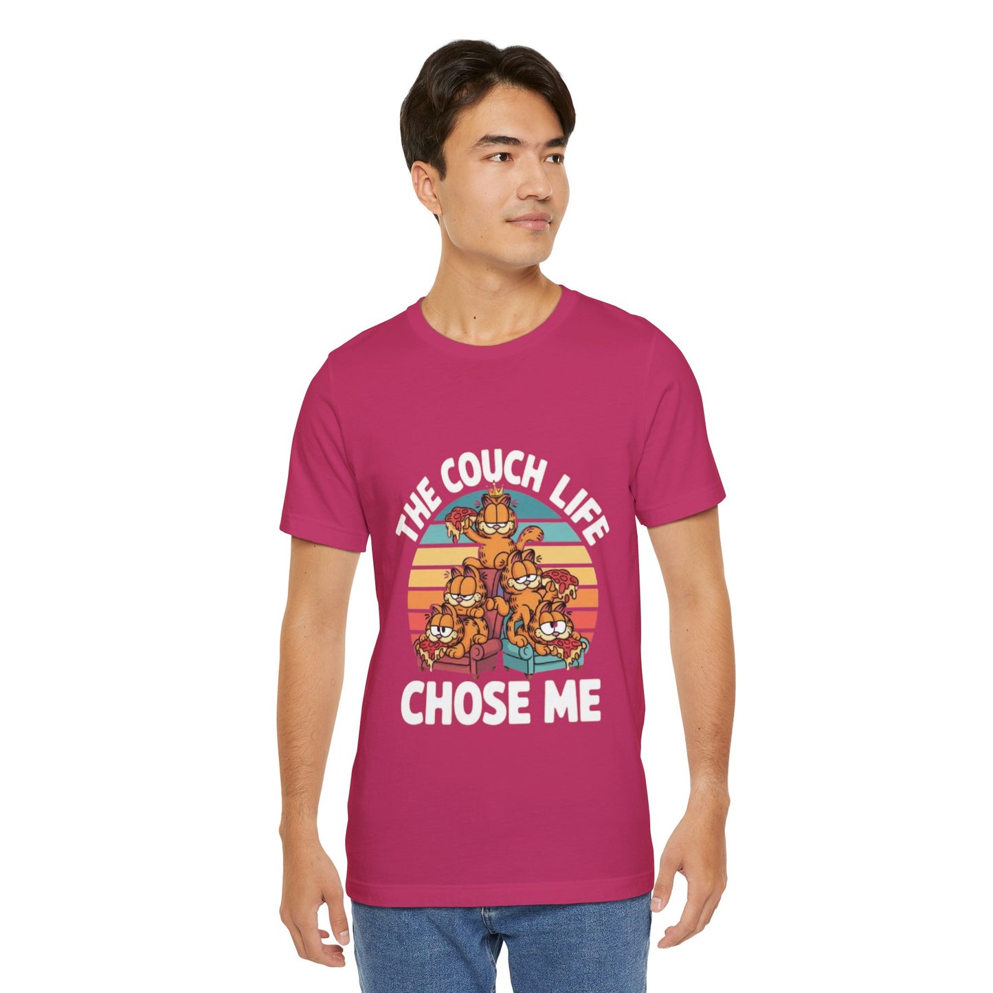 Vintage Unisex Tee - The Couch Life Chose Me