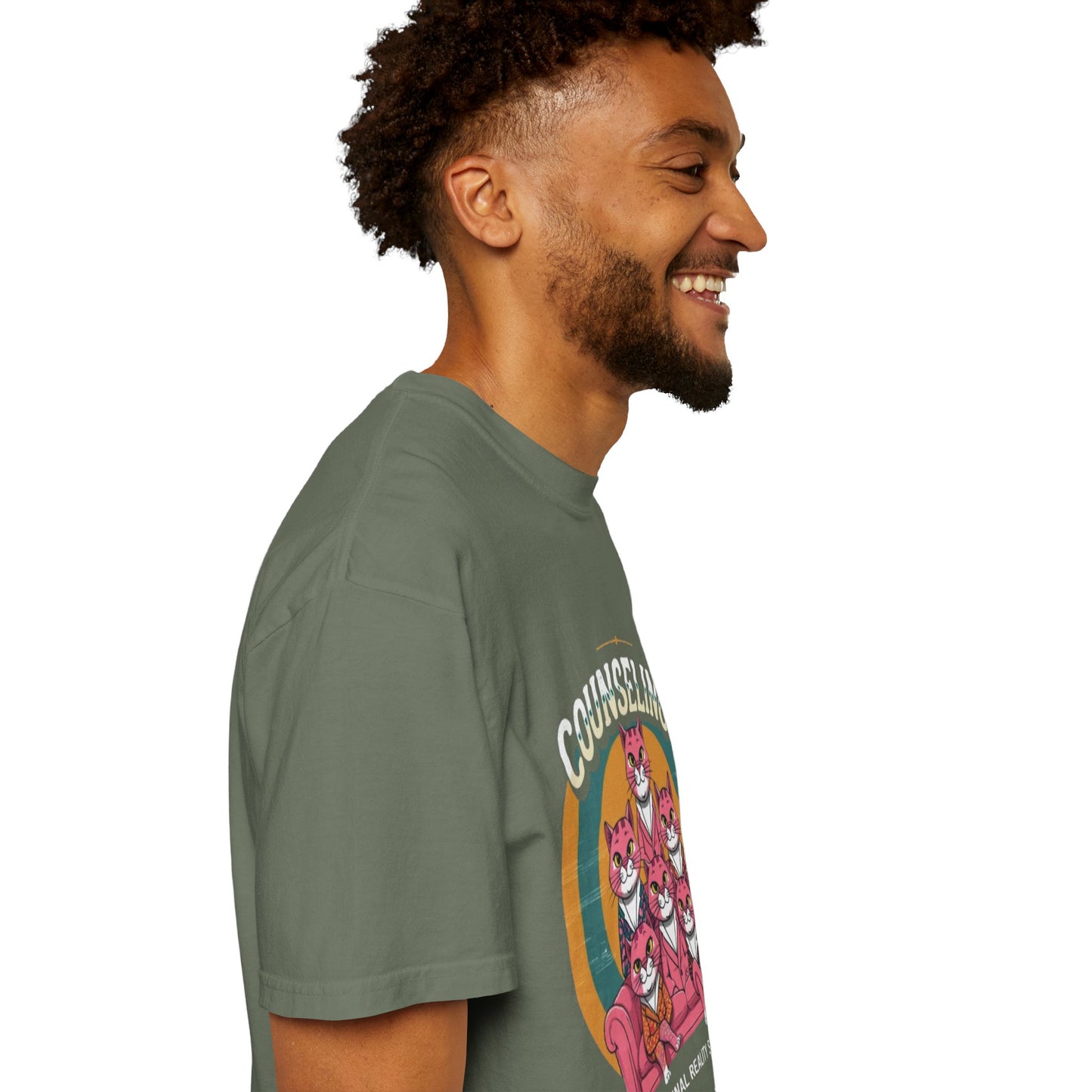 Unisex Garment-Dyed T-Shirt -Counseling Cats