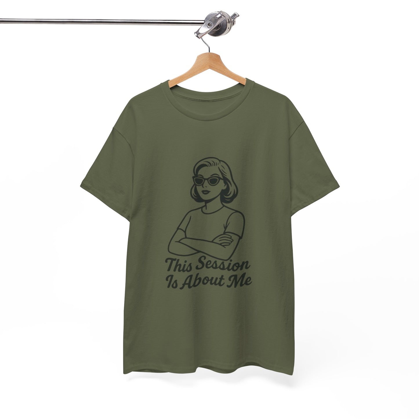 Empowered Statement Tee - This Session Is About Me