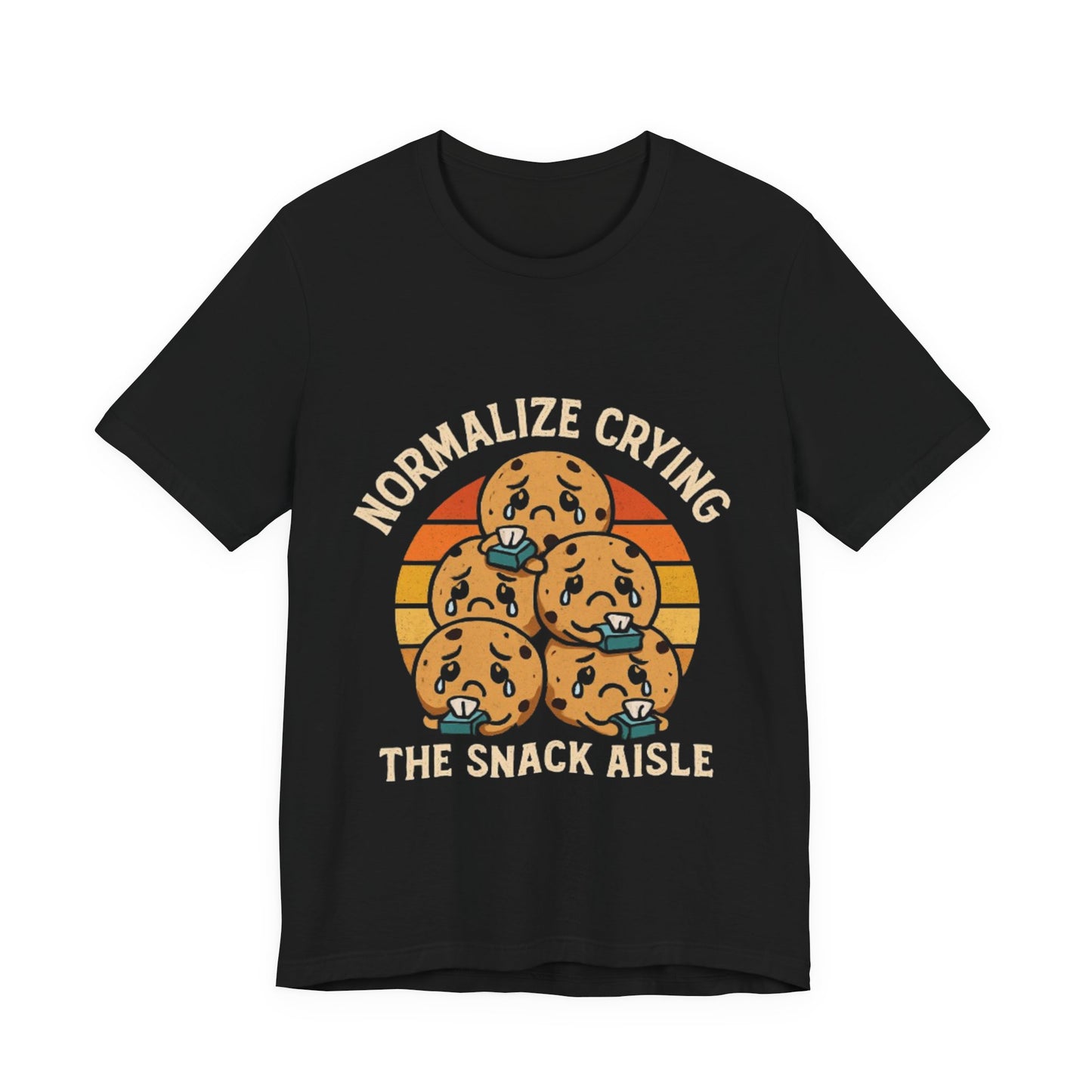 Normalize Crying Unisex Tee - Fun Snack Aisle Shirt, Counselor Humour