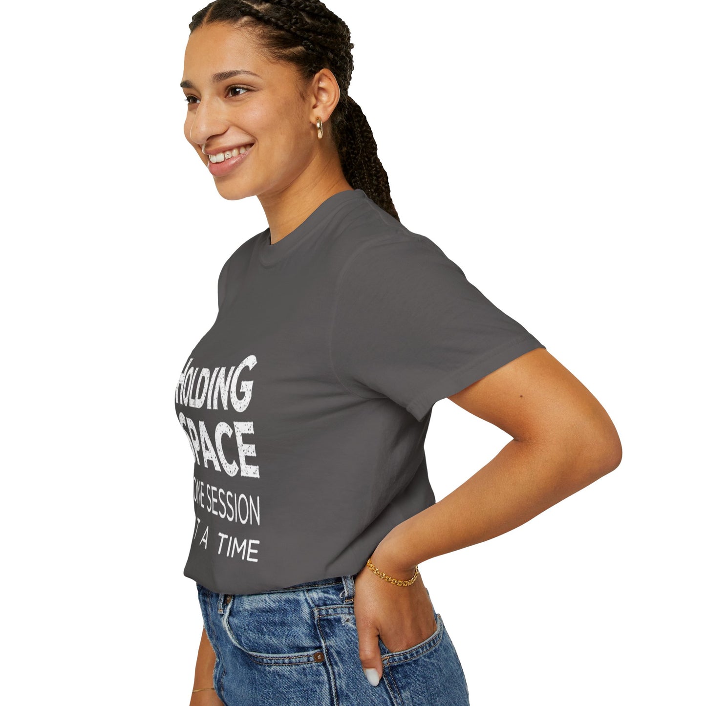 Unisex Garment-Dyed T-shirt -Holding Space