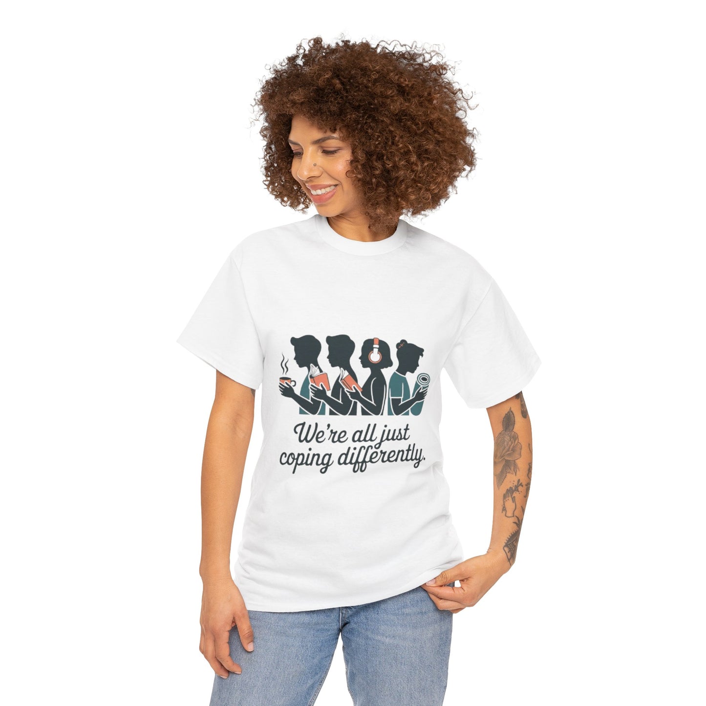 Coping Together Unisex Tee - Mental Health Awareness Apparel