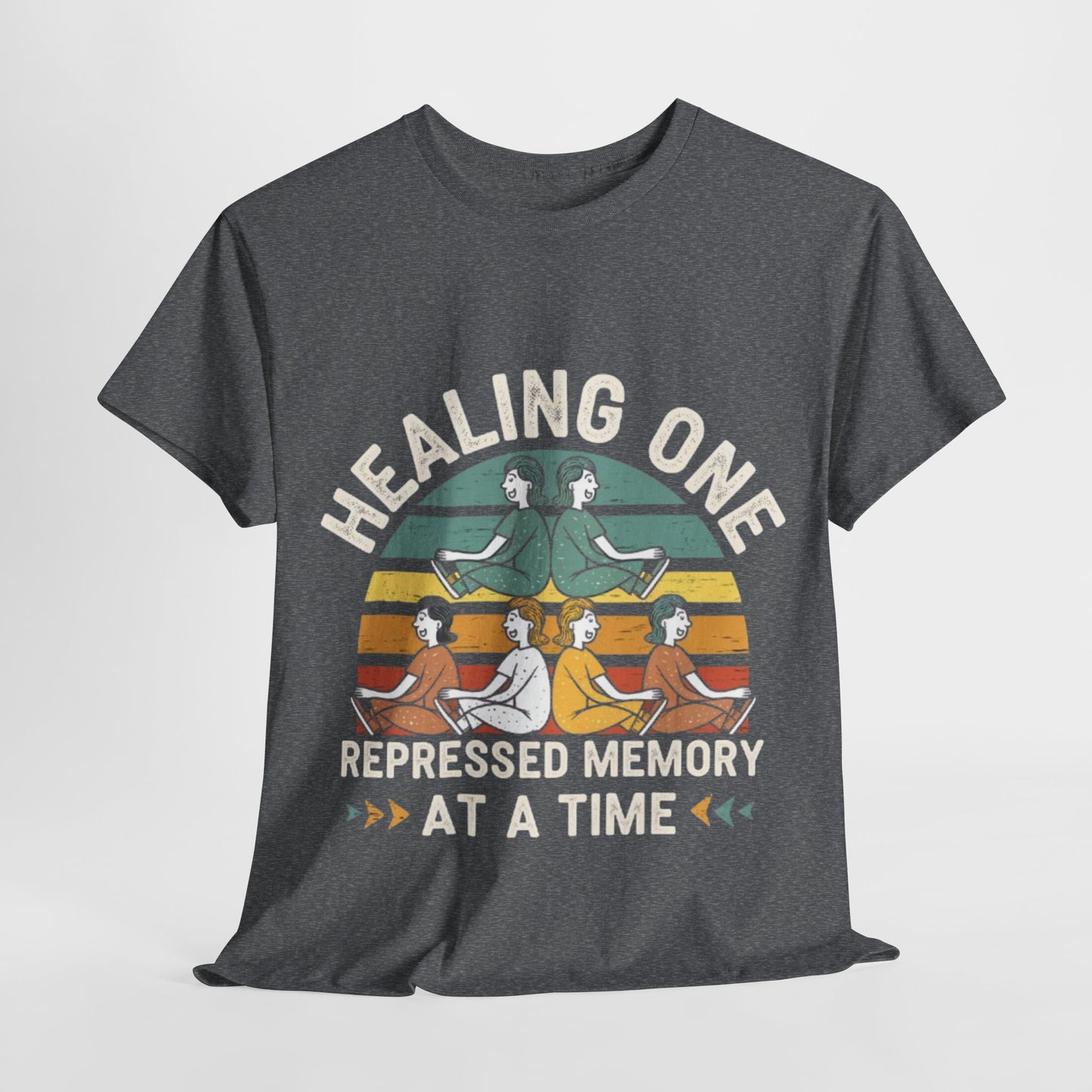 Unisex Heavy Cotton Tee -Healing repressed memories one at a time