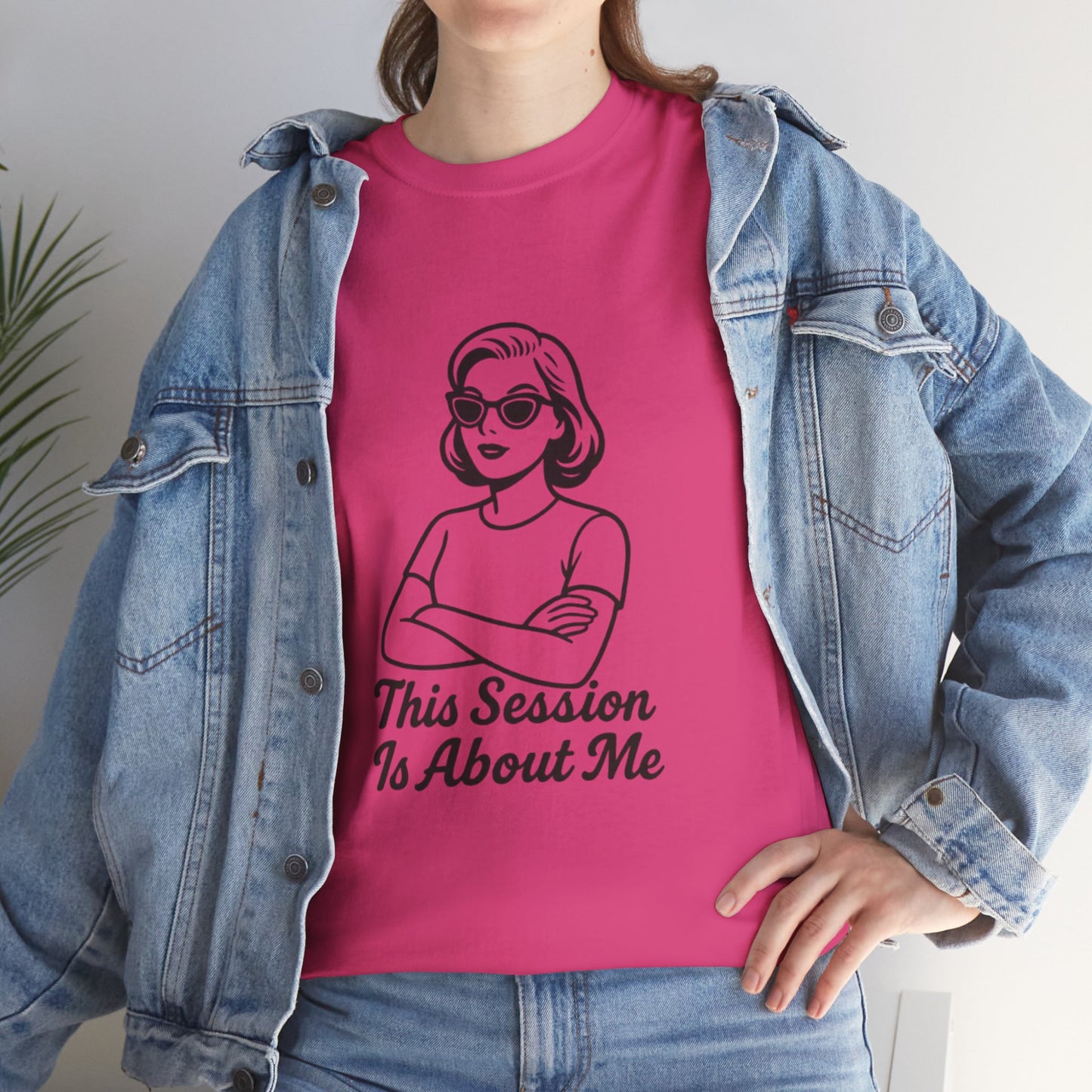 Empowered Statement Tee - This Session Is About Me