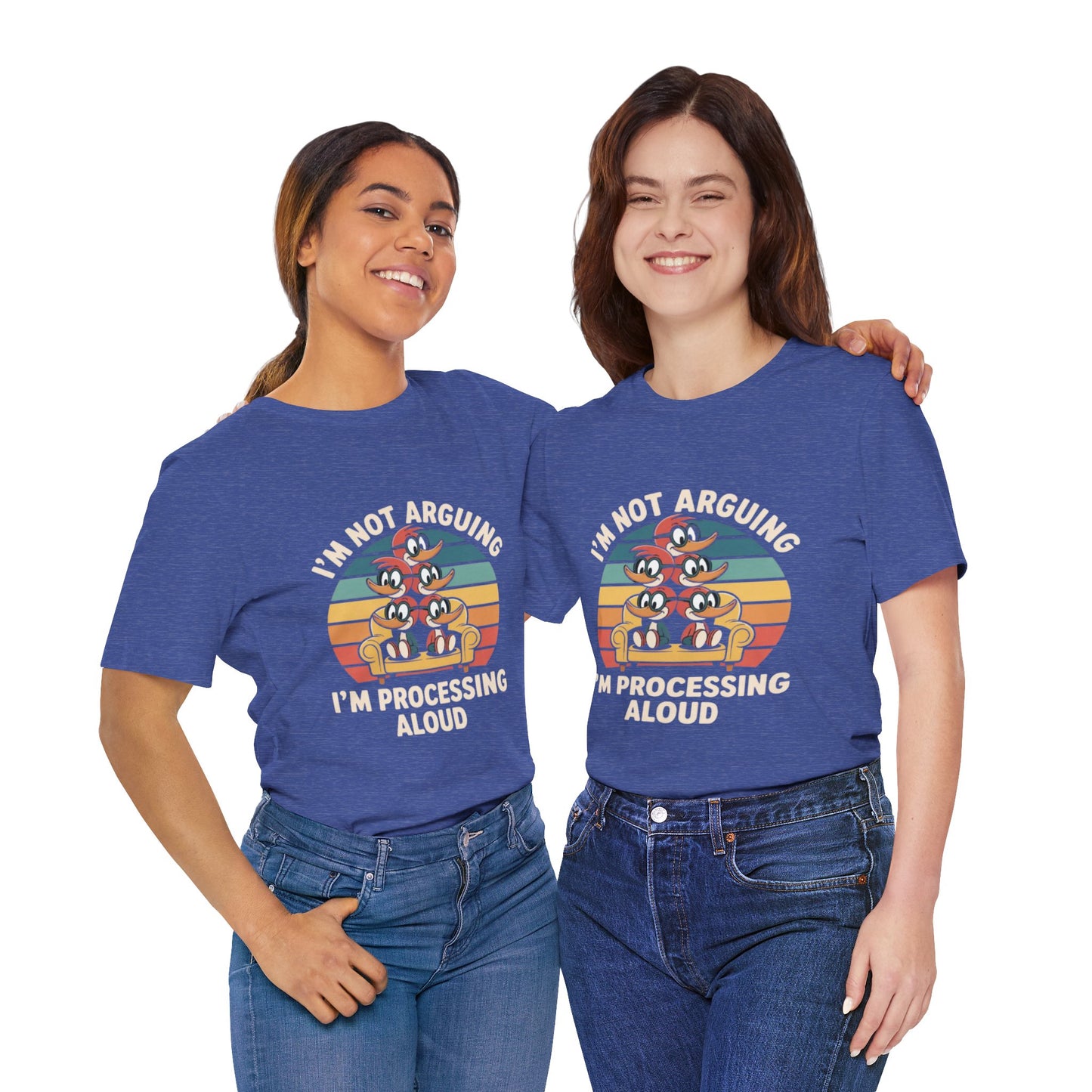Unisex Jersey Tee - I'm Not Arguing, I'm Processing Aloud
