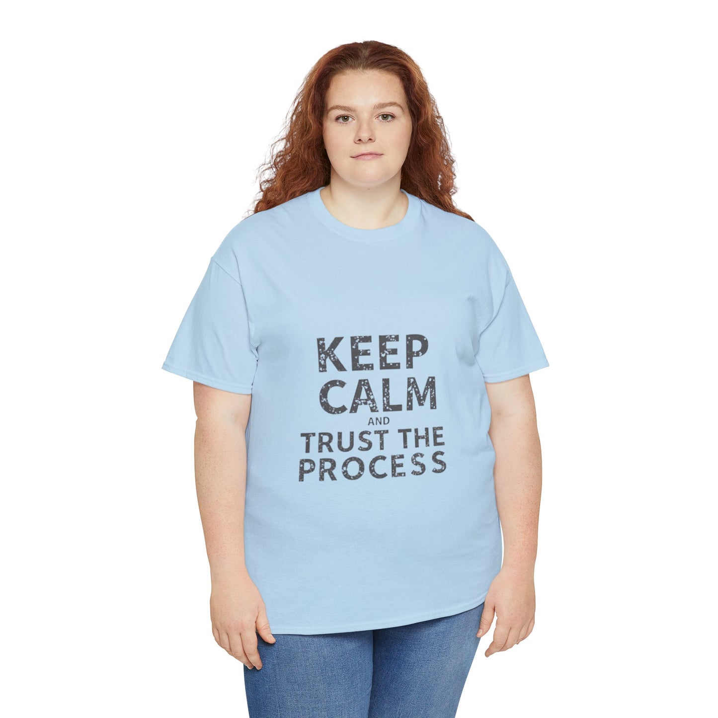 Unisex Heavy Cotton Tee -Keep Calm