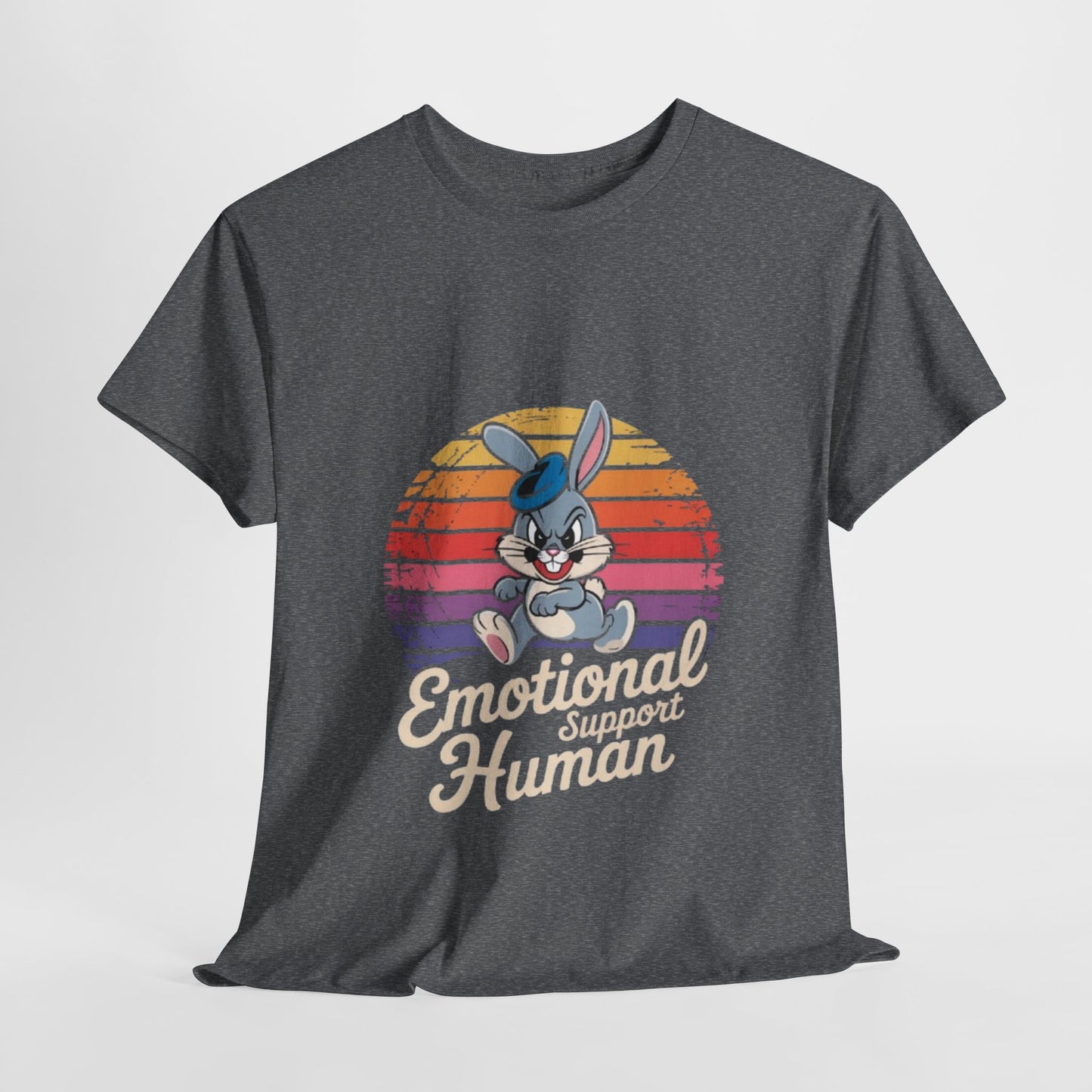 Unisex Heavy Cotton T-Shirt -Emotional Support Human Tee