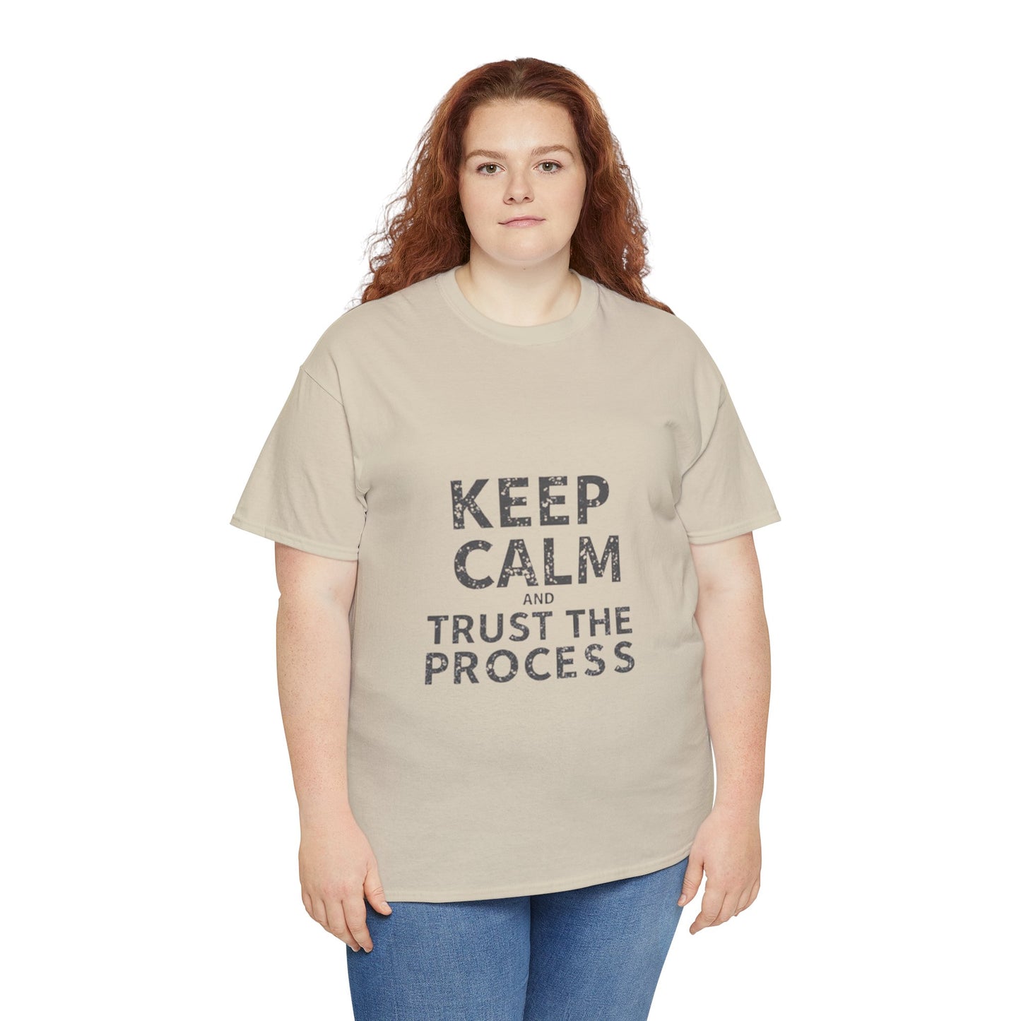 Unisex Heavy Cotton Tee -Keep Calm