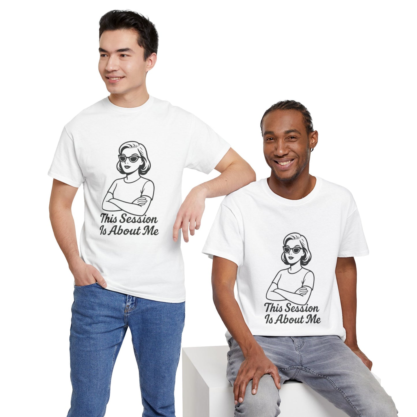Empowered Statement Tee - This Session Is About Me