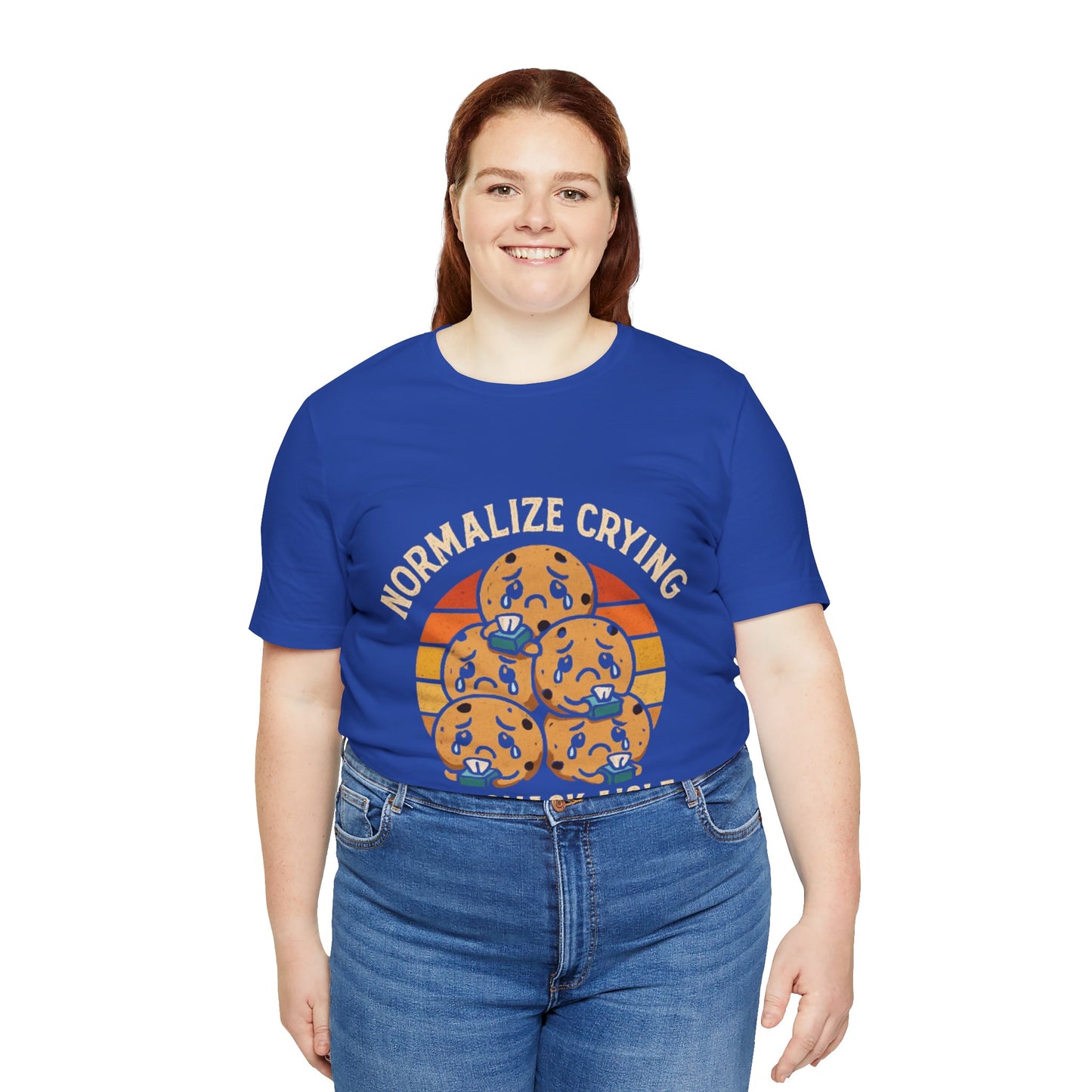 Normalize Crying Unisex Tee - Fun Snack Aisle Shirt, Counselor Humour