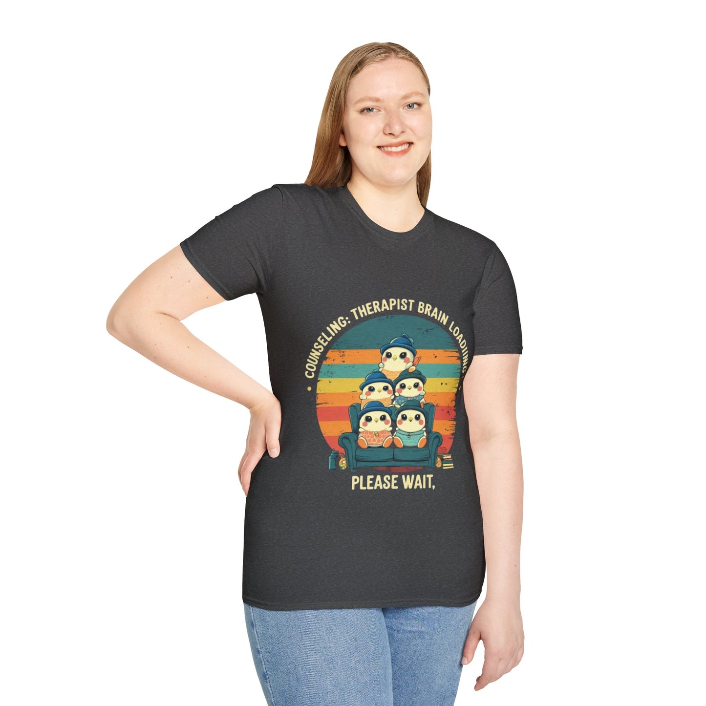 Unisex Tee-Therapist Brain Loading